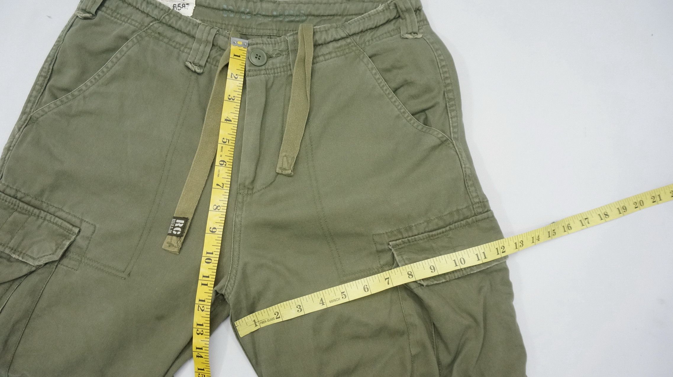 Japanese Brand 🔥 REAL CRUSH CLOTHING Vintage Bondage Cargo Pants Size US 30 / EU 46 - 13 Thumbnail