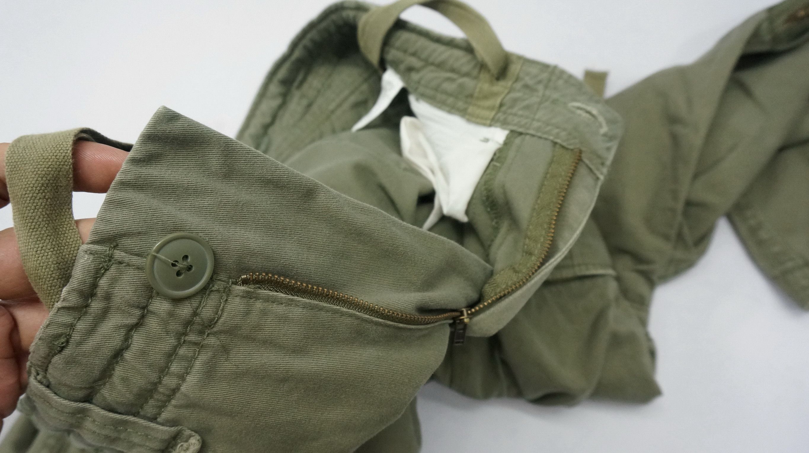 Japanese Brand 🔥 REAL CRUSH CLOTHING Vintage Bondage Cargo Pants Size US 30 / EU 46 - 17 Thumbnail