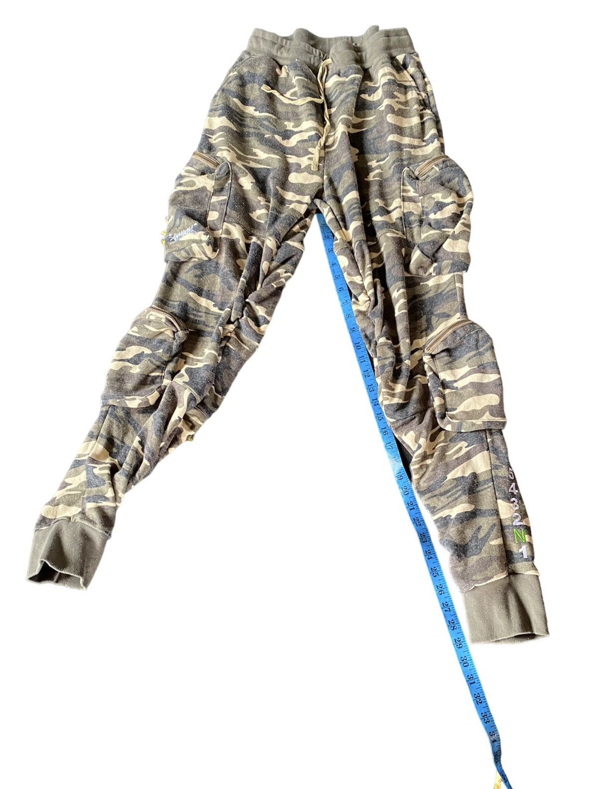 Japanese Brand Vtg Jogger Pants Military Camouflage Multi Pocket Design Size US 28 / EU 44 - 10 Thumbnail