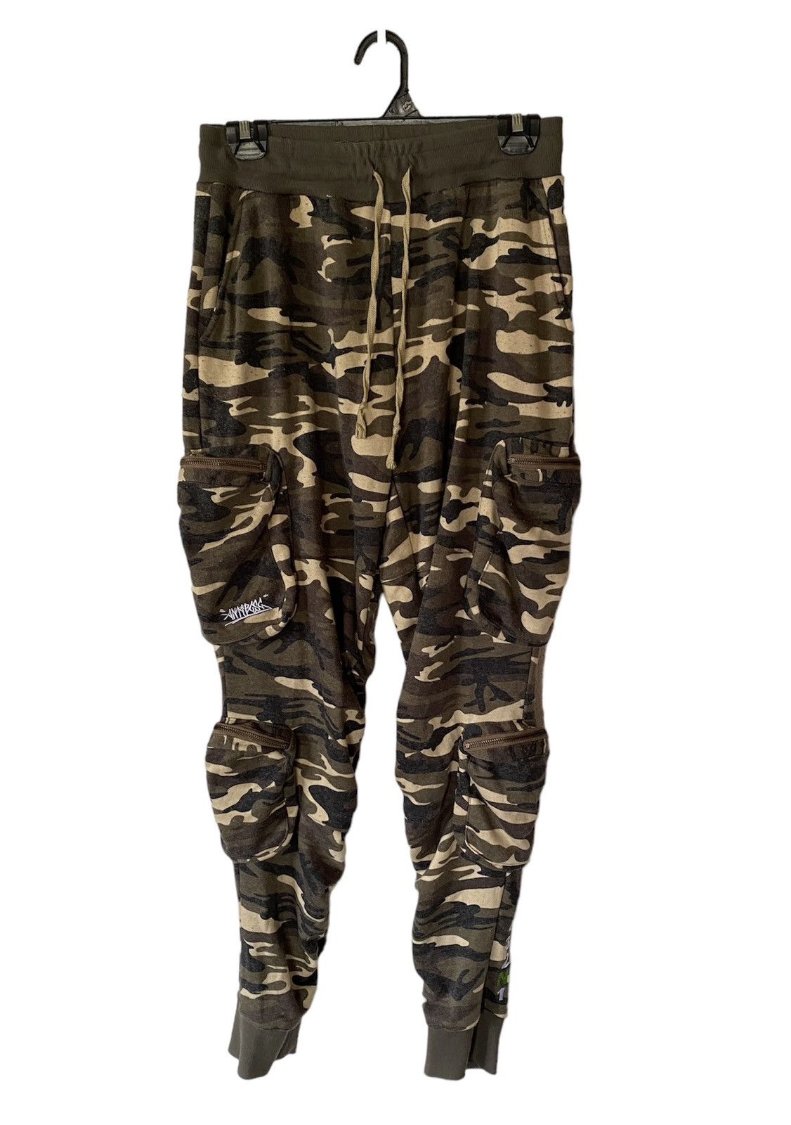 Japanese Brand Vtg Jogger Pants Military Camouflage Multi Pocket Design Size US 28 / EU 44 - 1 Thumbnail
