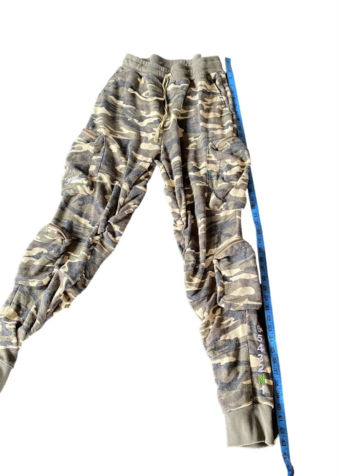 Japanese Brand Vtg Jogger Pants Military Camouflage Multi Pocket Design Size US 28 / EU 44 - 11 Thumbnail