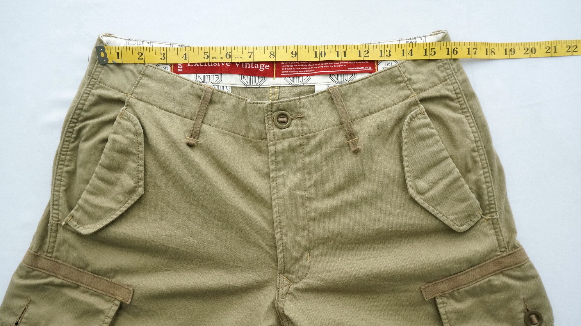 Edwin EDWIN XV Tactical Parachute BIG Multi Pocket Cargo Pants Size US 31 - 13 Thumbnail