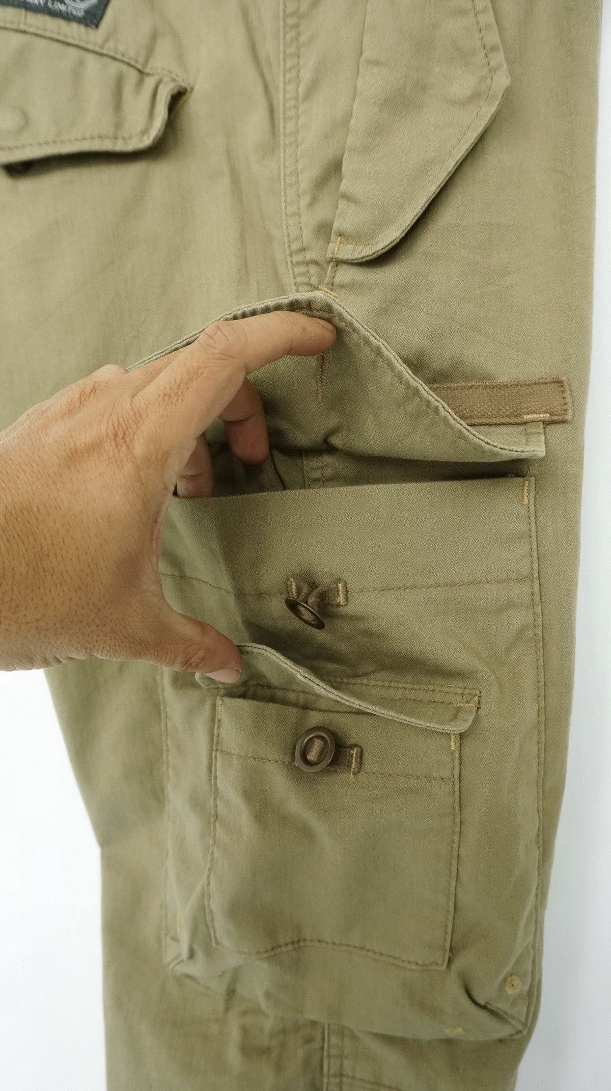 Edwin EDWIN XV Tactical Parachute BIG Multi Pocket Cargo Pants Size US 31 - 10 Thumbnail