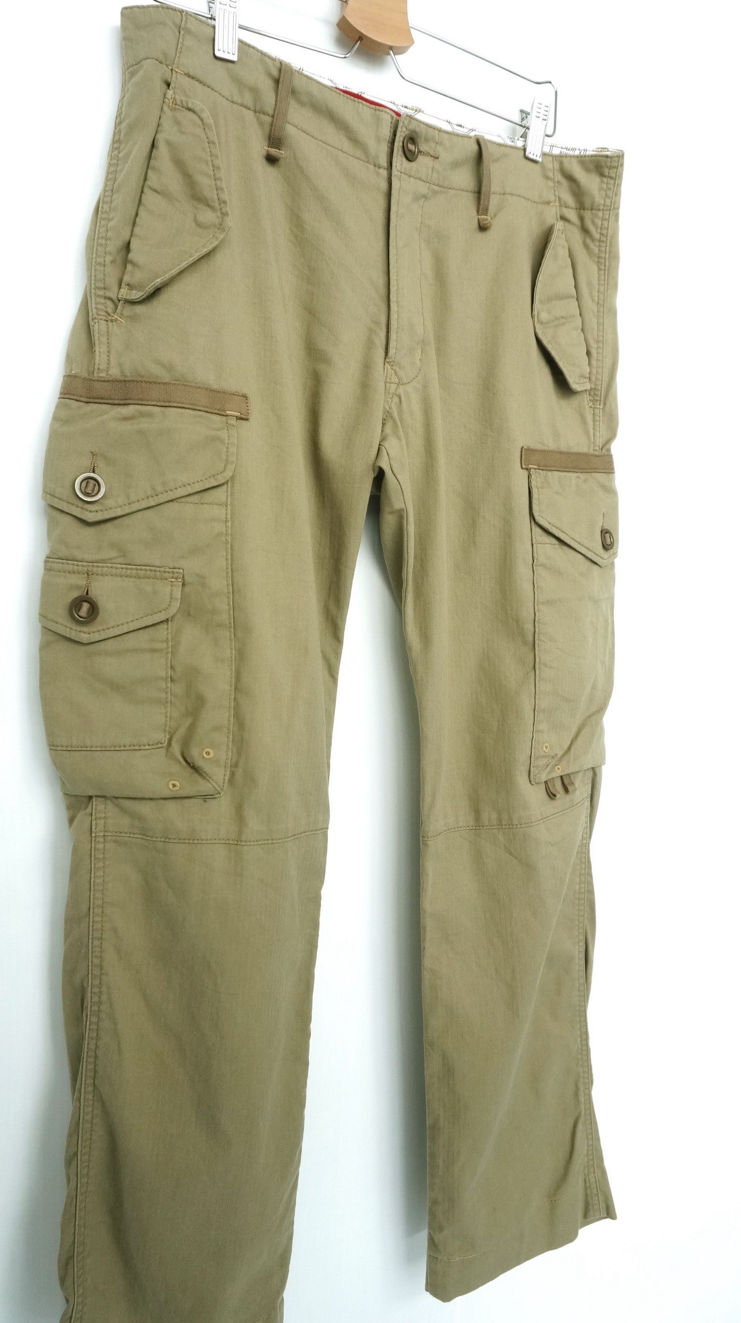 Edwin EDWIN XV Tactical Parachute BIG Multi Pocket Cargo Pants Size US 31 - 1 Thumbnail