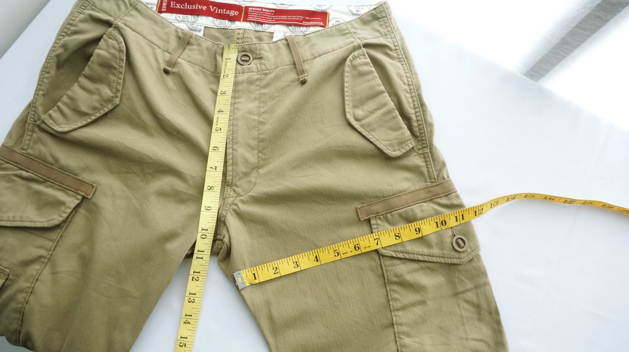 Edwin EDWIN XV Tactical Parachute BIG Multi Pocket Cargo Pants Size US 31 - 14 Thumbnail
