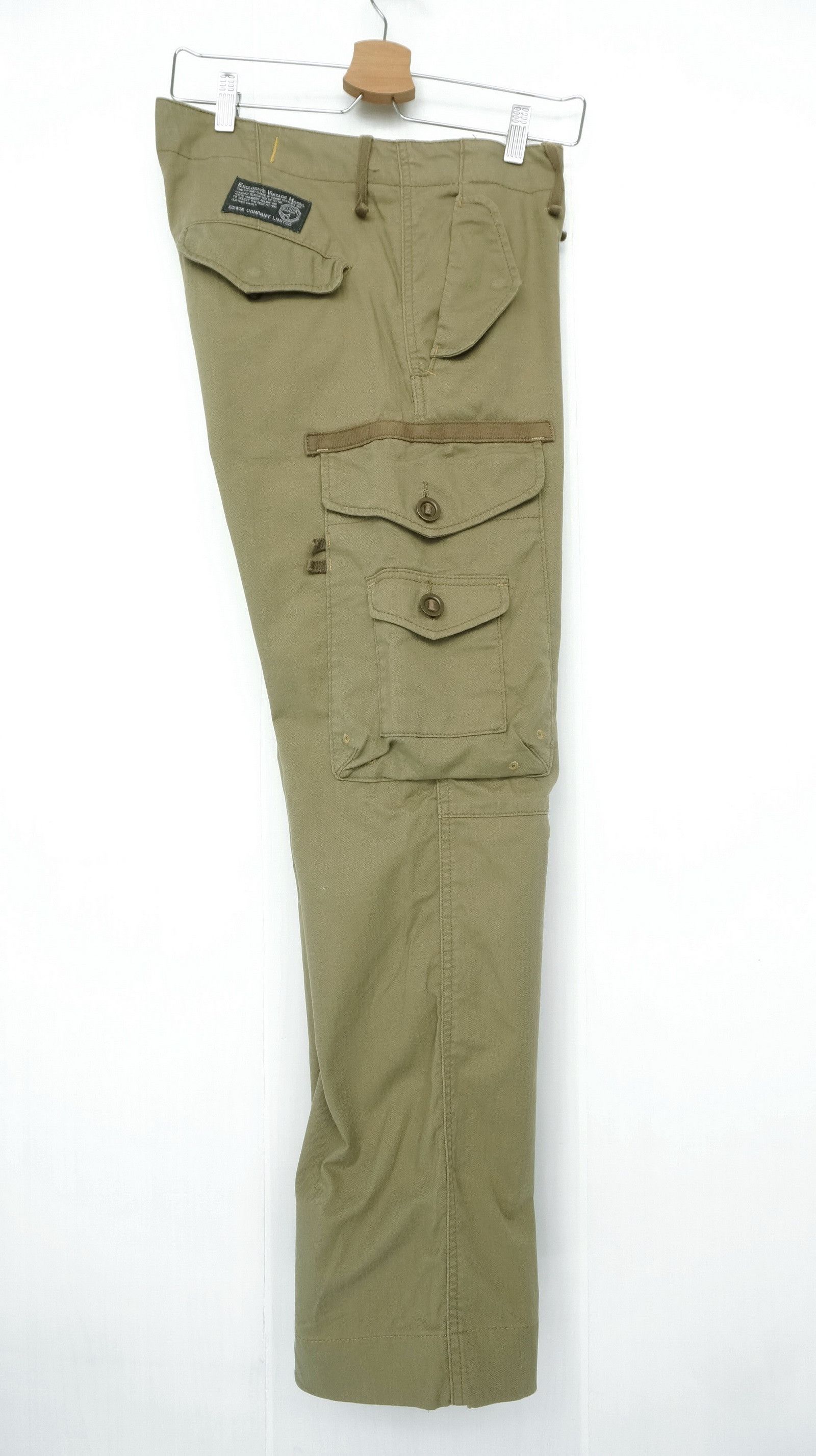 Edwin EDWIN XV Tactical Parachute BIG Multi Pocket Cargo Pants Size US 31 - 8 Thumbnail