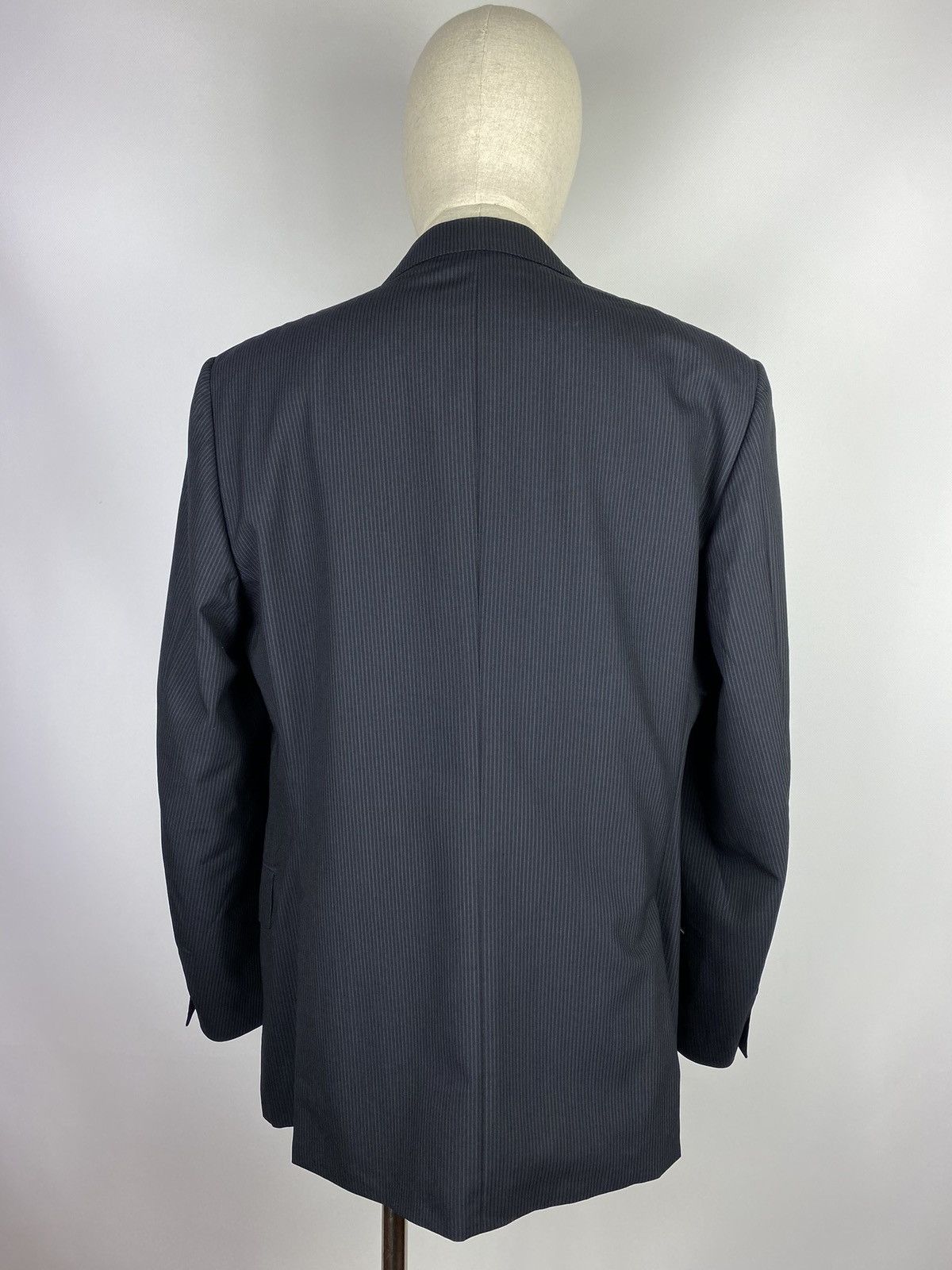 Corneliani × Designer Corneliani men virgin wool striped blazer jacket sport coat Size 40R - 5 Thumbnail