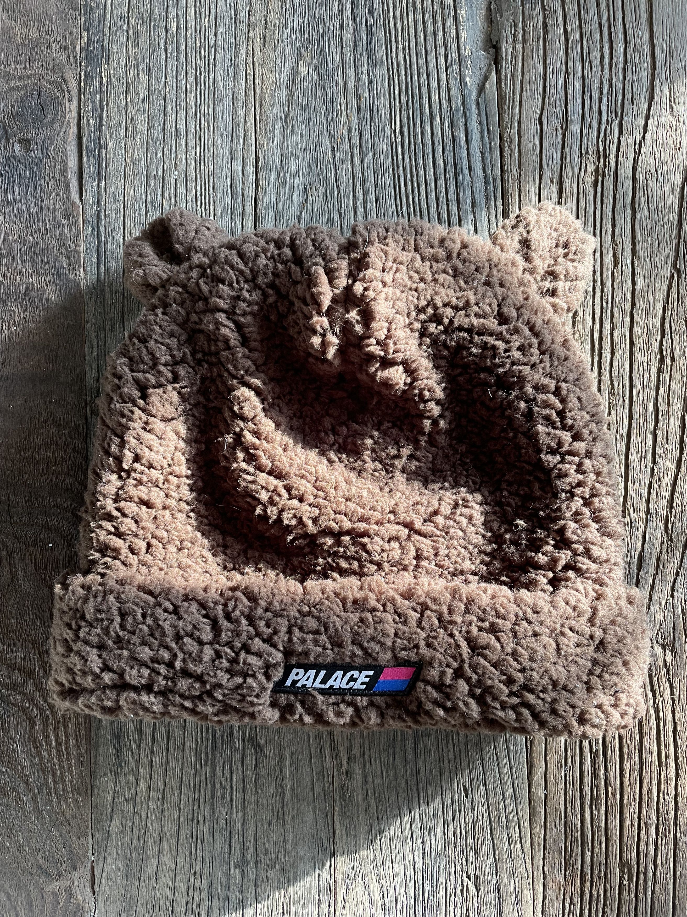 Palace Fuzzy Ear Beanie   Grailed