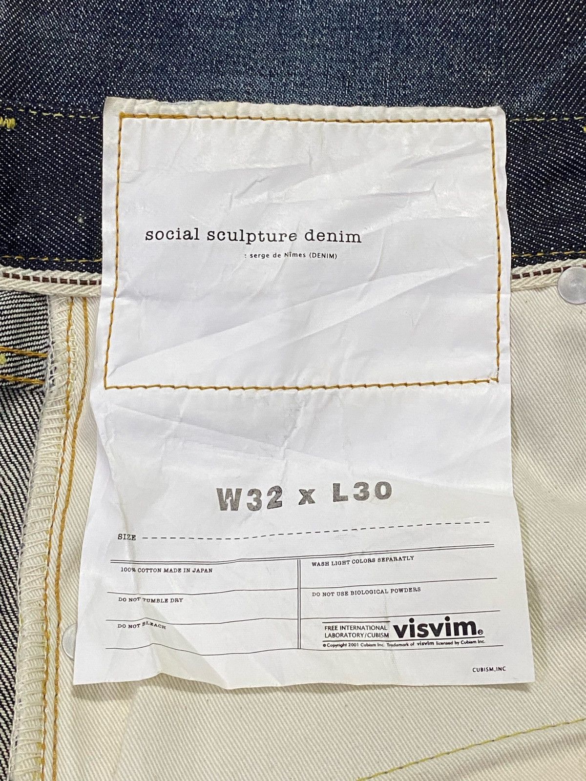 Visvim Rare🔥Visvim Social Sculpture Denim Button Ups Size US 32 / EU 48 - 11 Thumbnail