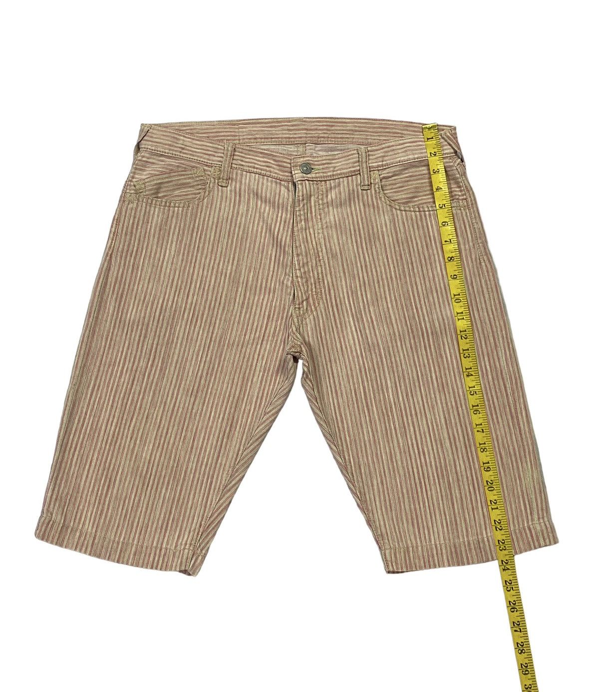 Evisu Vintage Evisu Shorts Pants Stripes Design Size US 34 / EU 50 - 6 Thumbnail