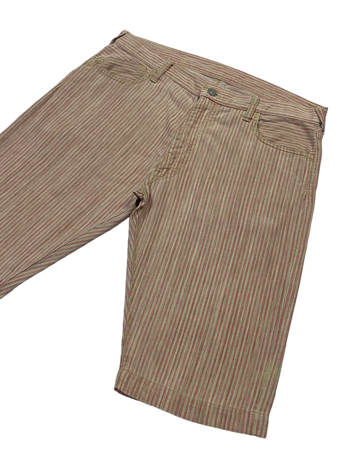 Evisu Vintage Evisu Shorts Pants Stripes Design Size US 34 / EU 50 - 19 Thumbnail
