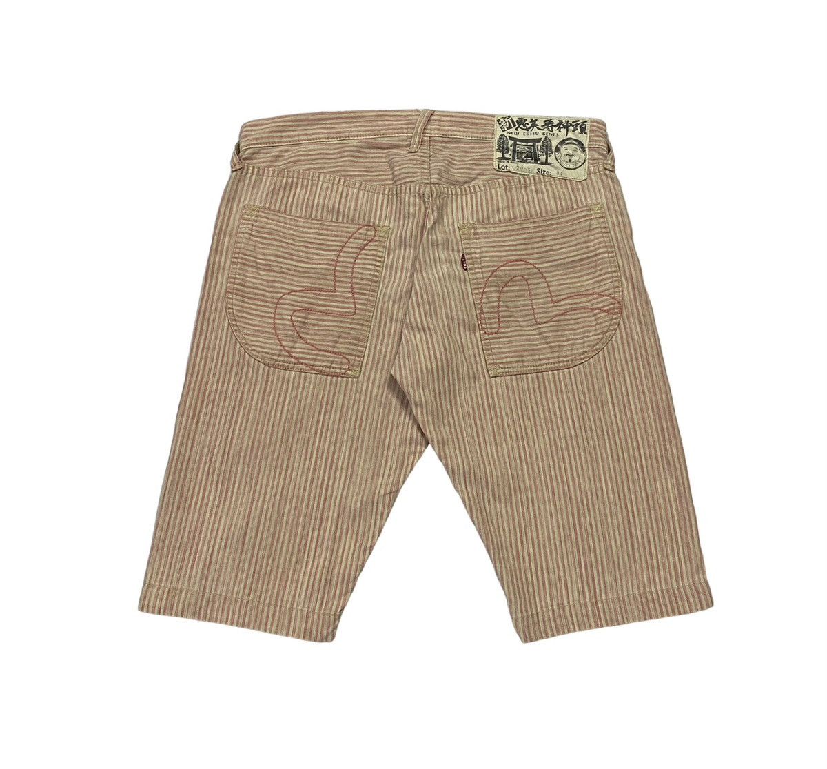 Evisu Vintage Evisu Shorts Pants Stripes Design Size US 34 / EU 50 - 3 Thumbnail