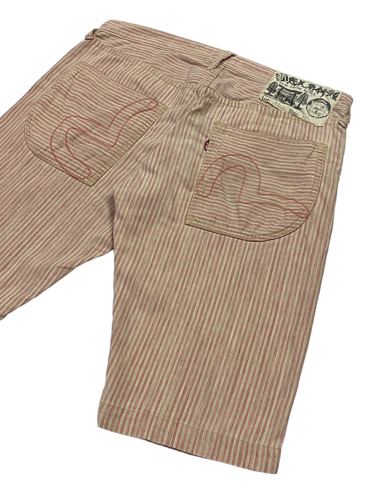 Evisu Vintage Evisu Shorts Pants Stripes Design Size US 34 / EU 50 - 22 Thumbnail