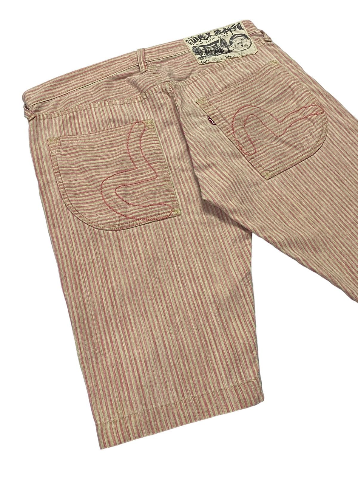 Evisu Vintage Evisu Shorts Pants Stripes Design Size US 34 / EU 50 - 20 Thumbnail