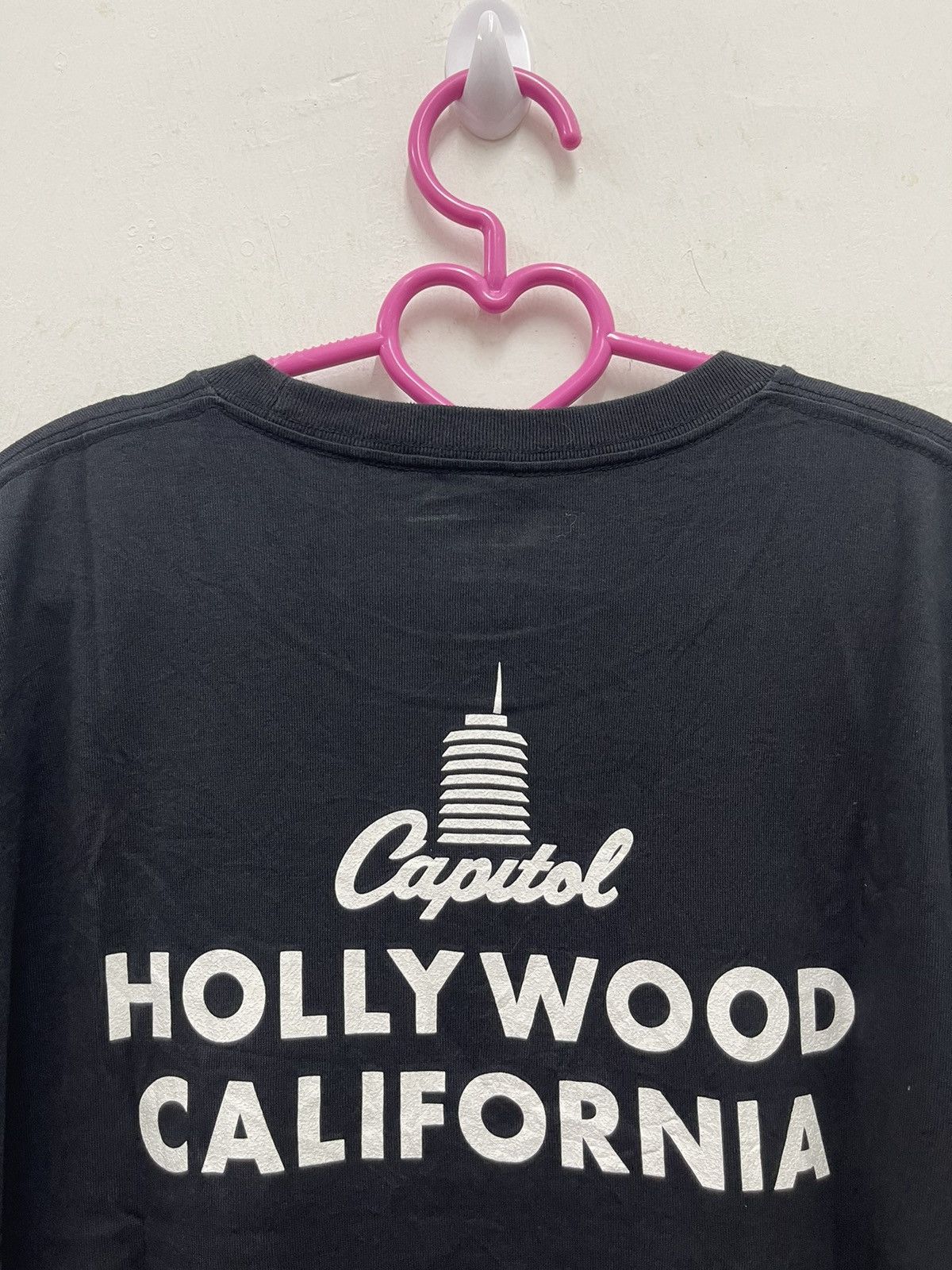 Band Tees Rare CAPITOL RECORDS Hollywood California Shirt Size US L / EU 52-54 / 3 - 4 Thumbnail