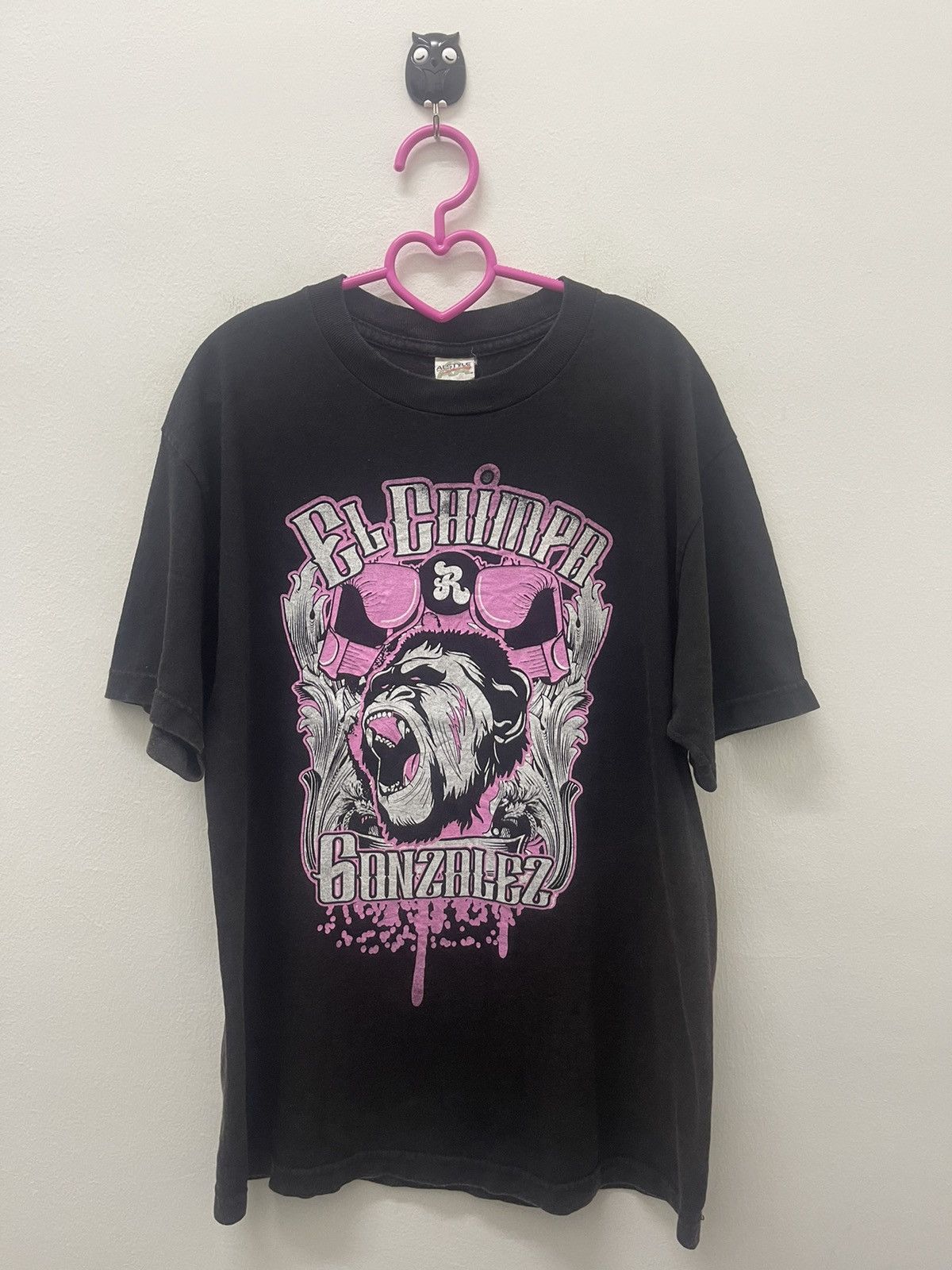 Sports Specialties Rare Vintage EL CHIMPA Gonzalez Boxer World Champion Tee Size US M / EU 48-50 / 2 - 1 Thumbnail