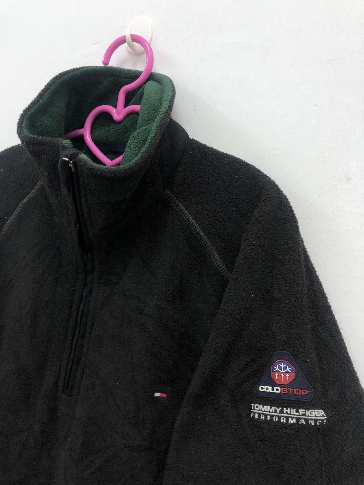 Tommy Hilfiger Rare TOMMY HILFIGER Performance Cold Stop Fleece Jacket Size US M / EU 48-50 / 2 - 2 Thumbnail