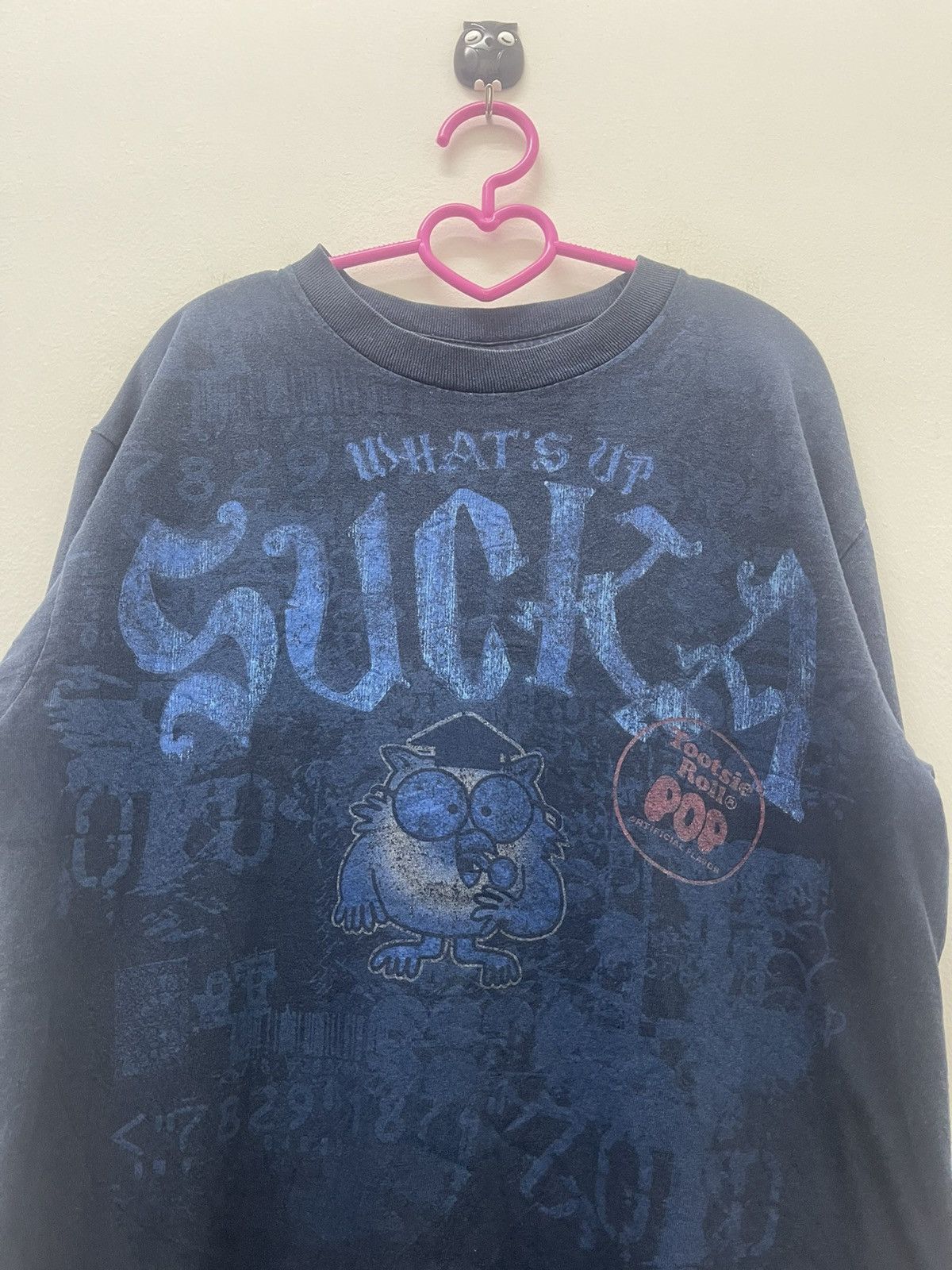 Affliction Rare Vintage TOOTSIE ROLL POP Whats Up Sucka Full Print Tee Size US M / EU 48-50 / 2 - 2 Thumbnail