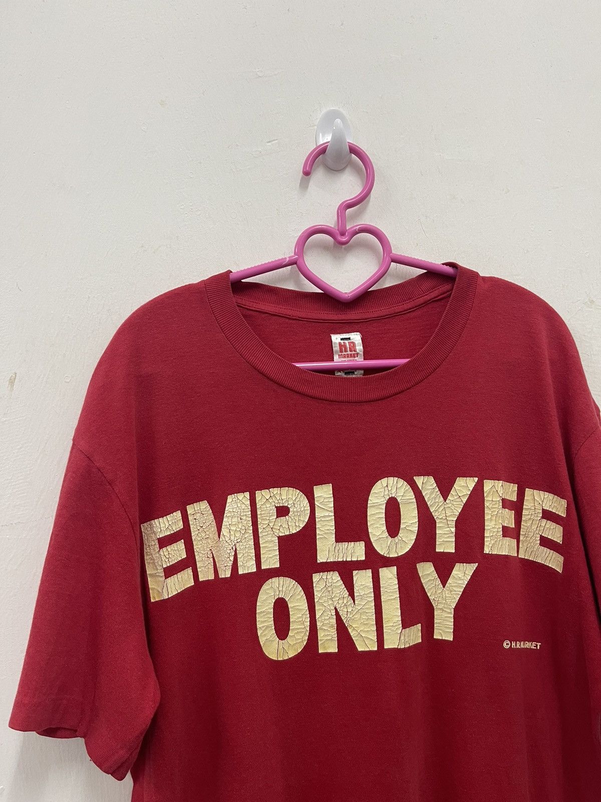 HOLLYWOOD RANCH MARKET Rare Vintage HR MARKET Employee Only Spell Out Japan Shirt Size US M / EU 48-50 / 2 - 2 Thumbnail