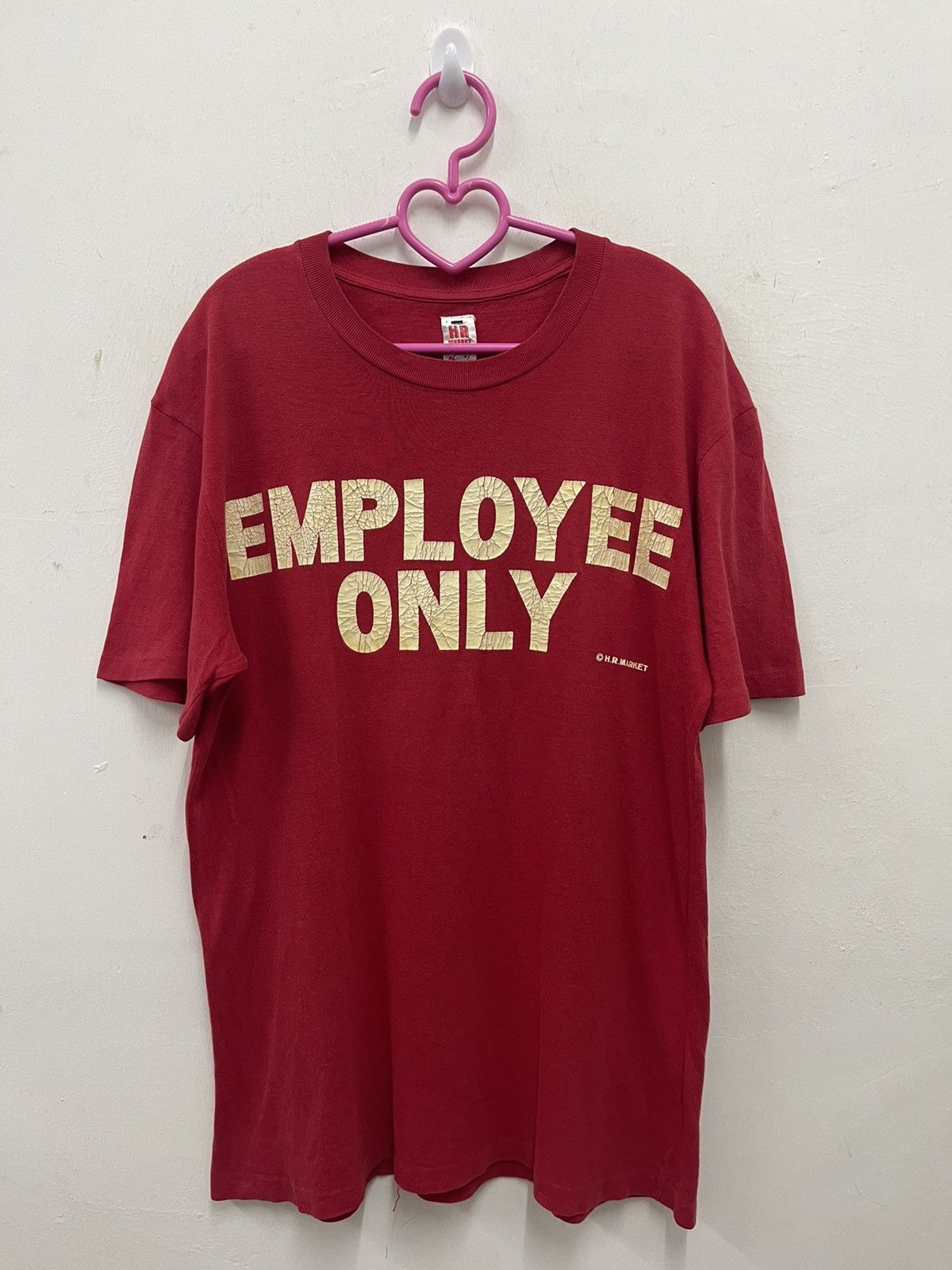HOLLYWOOD RANCH MARKET Rare Vintage HR MARKET Employee Only Spell Out Japan Shirt Size US M / EU 48-50 / 2 - 1 Thumbnail