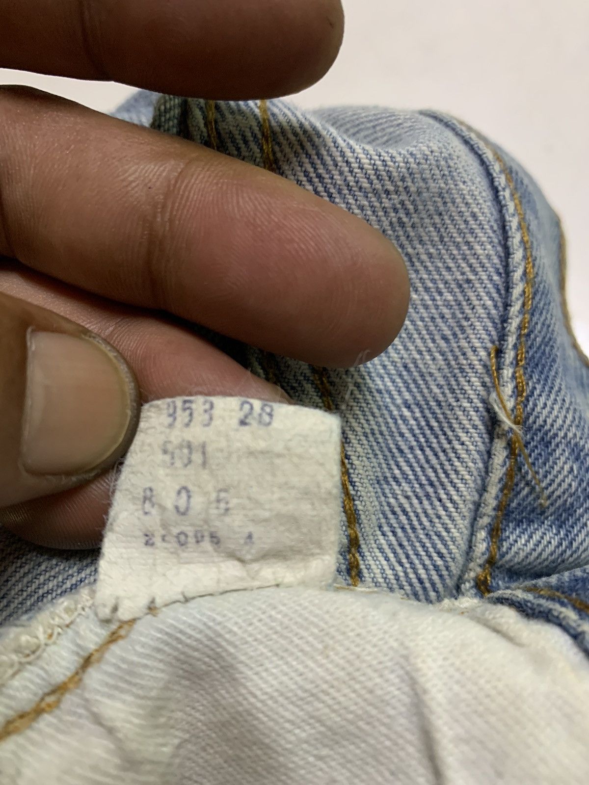 Levi's Vintage Clothing Vintage Levi’s 501 redline #6 stamping Size US 30 / EU 46 - 13 Thumbnail