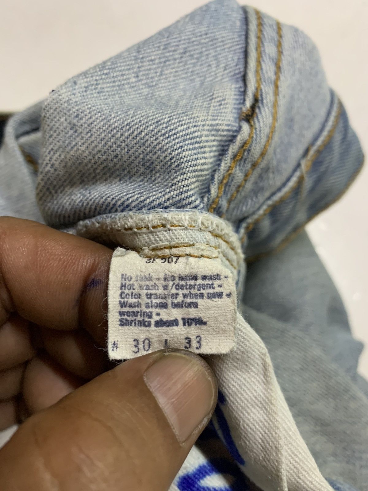 Levi's Vintage Clothing Vintage Levi’s 501 redline #6 stamping Size US 30 / EU 46 - 14 Thumbnail