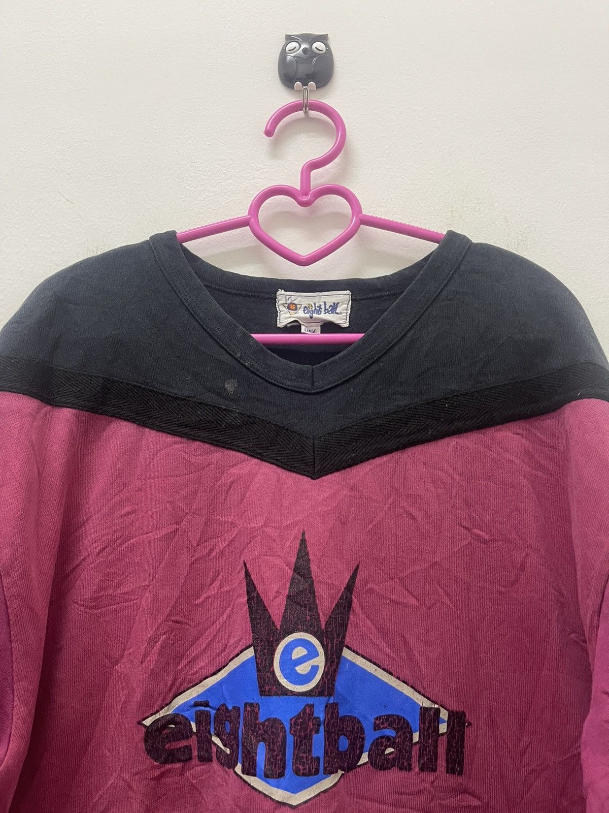 Rap Tees Rare 90s Vintage EIGHTBALL Records Long Sleeve Size US L / EU 52-54 / 3 - 2 Thumbnail