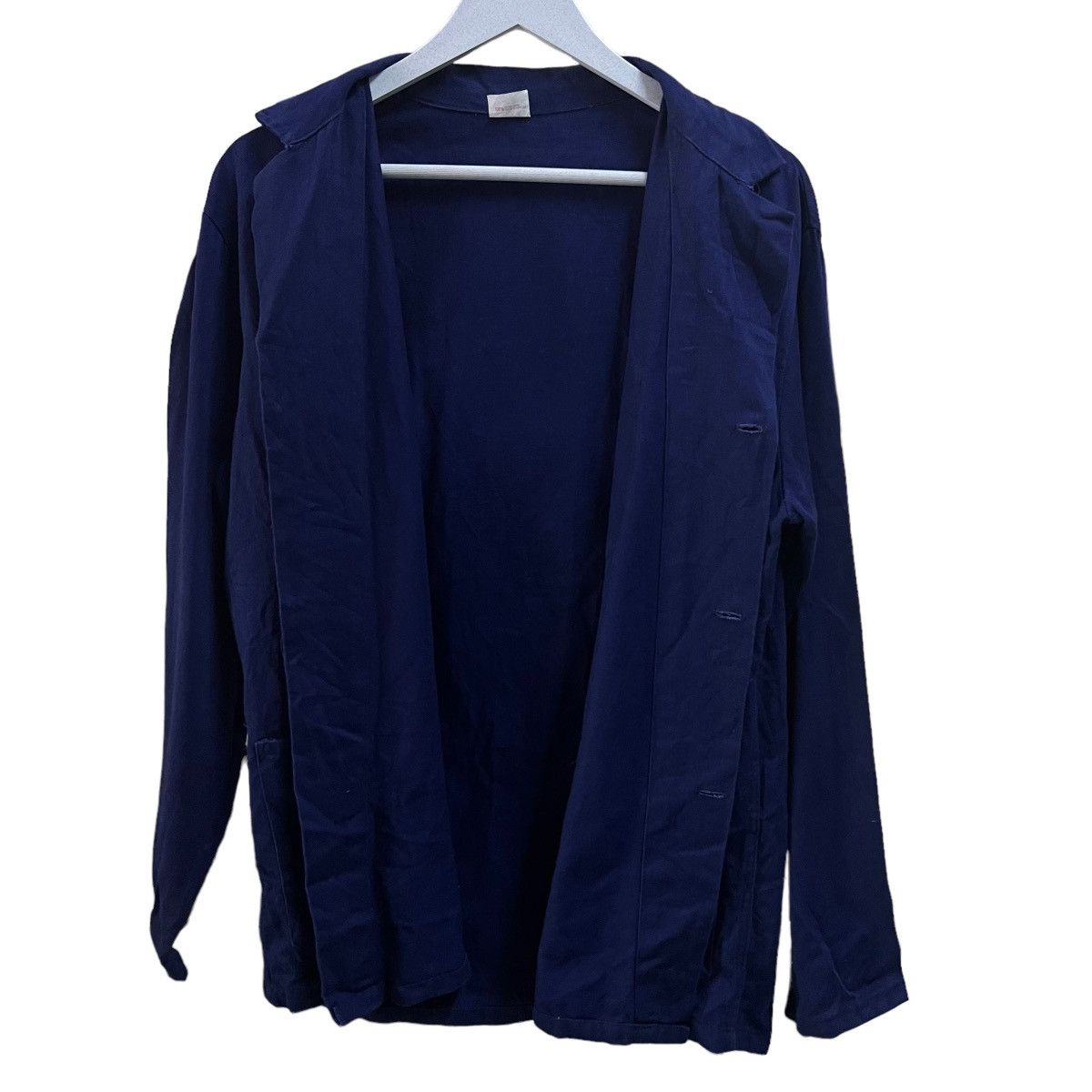 Indigo × Vintage 🔥 VINTAGE ITALIAN INDIGO CHORE JACKET MADE IN ITALY Size US S / EU 44-46 / 1 - 11 Thumbnail