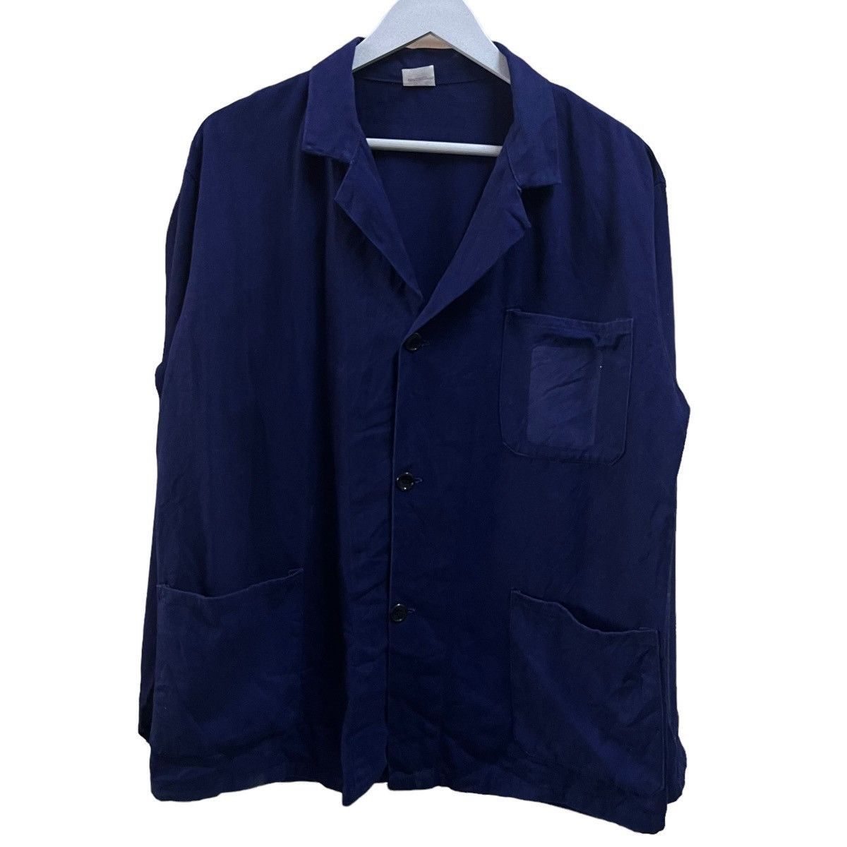 Indigo × Vintage 🔥 VINTAGE ITALIAN INDIGO CHORE JACKET MADE IN ITALY Size US S / EU 44-46 / 1 - 4 Thumbnail