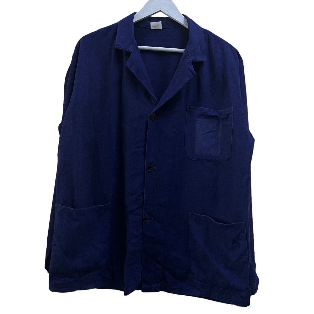 Indigo × Vintage 🔥 VINTAGE ITALIAN INDIGO CHORE JACKET MADE IN ITALY Size US S / EU 44-46 / 1 - 3 Thumbnail