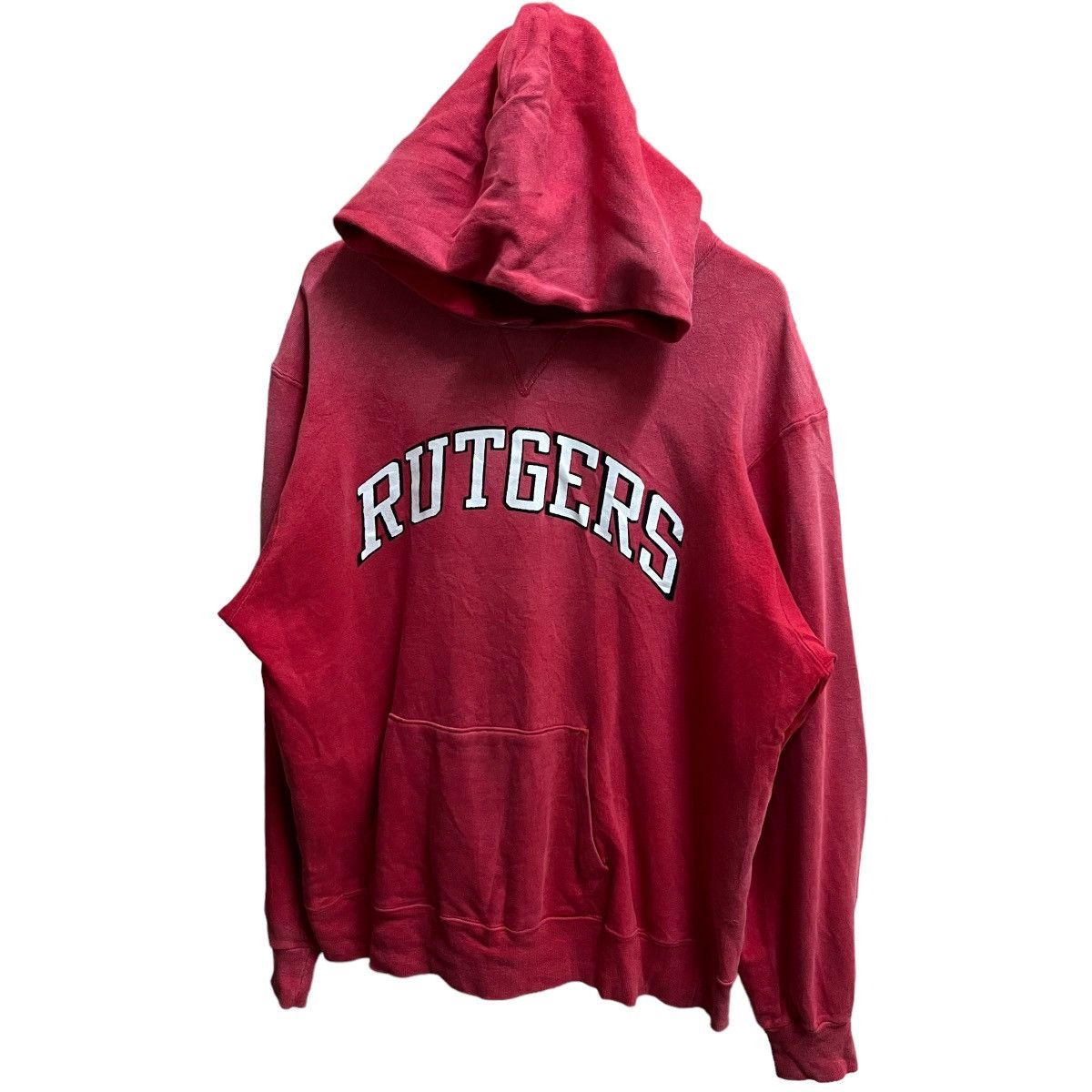 Champion 🔥 RARE 80s VINTAGE RUTGERS UNIVERSITY CHAMPION SUN FADED Size US XXL / EU 58 / 5 - 3 Thumbnail