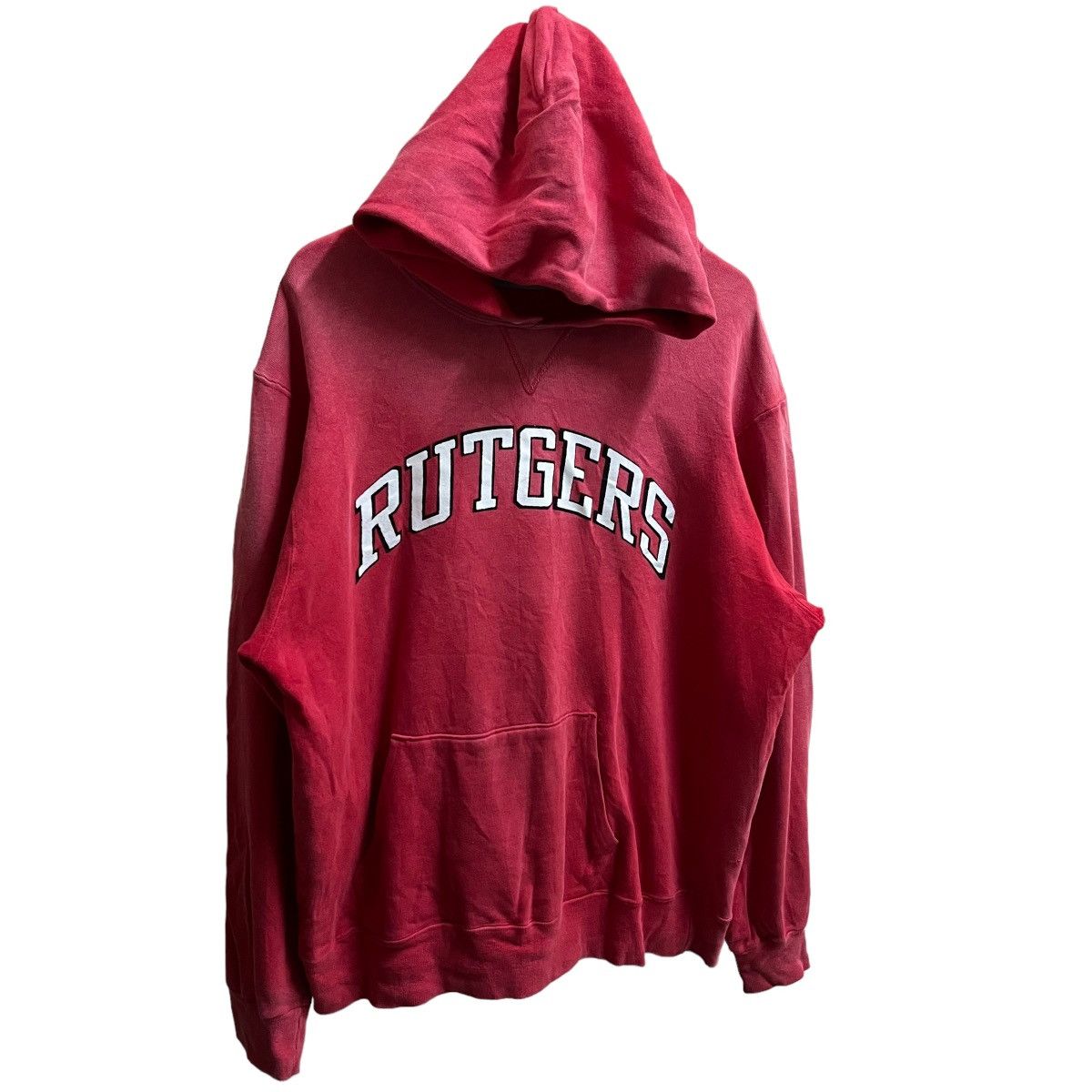Champion 🔥 RARE 80s VINTAGE RUTGERS UNIVERSITY CHAMPION SUN FADED Size US XXL / EU 58 / 5 - 2 Thumbnail