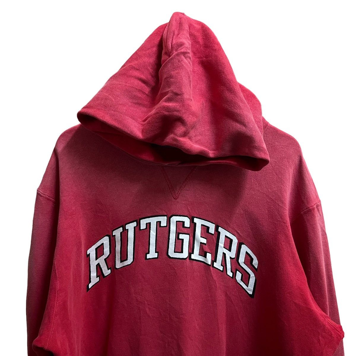 Champion 🔥 RARE 80s VINTAGE RUTGERS UNIVERSITY CHAMPION SUN FADED Size US XXL / EU 58 / 5 - 4 Thumbnail