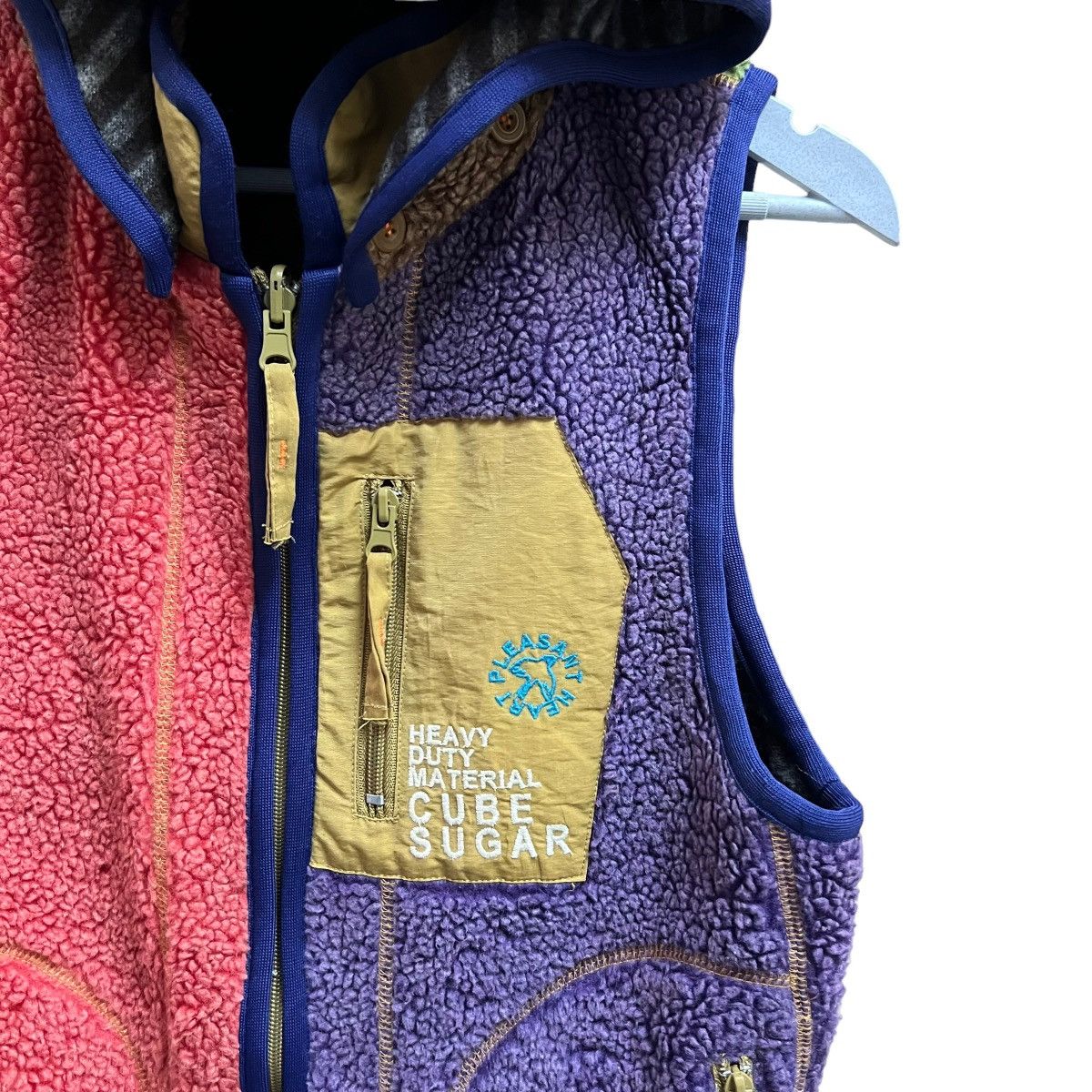 Japanese Brand 💥CUBE SUGAR MULTI COLOR FLEECE TOP TANK Size US S / EU 44-46 / 1 - 6 Thumbnail