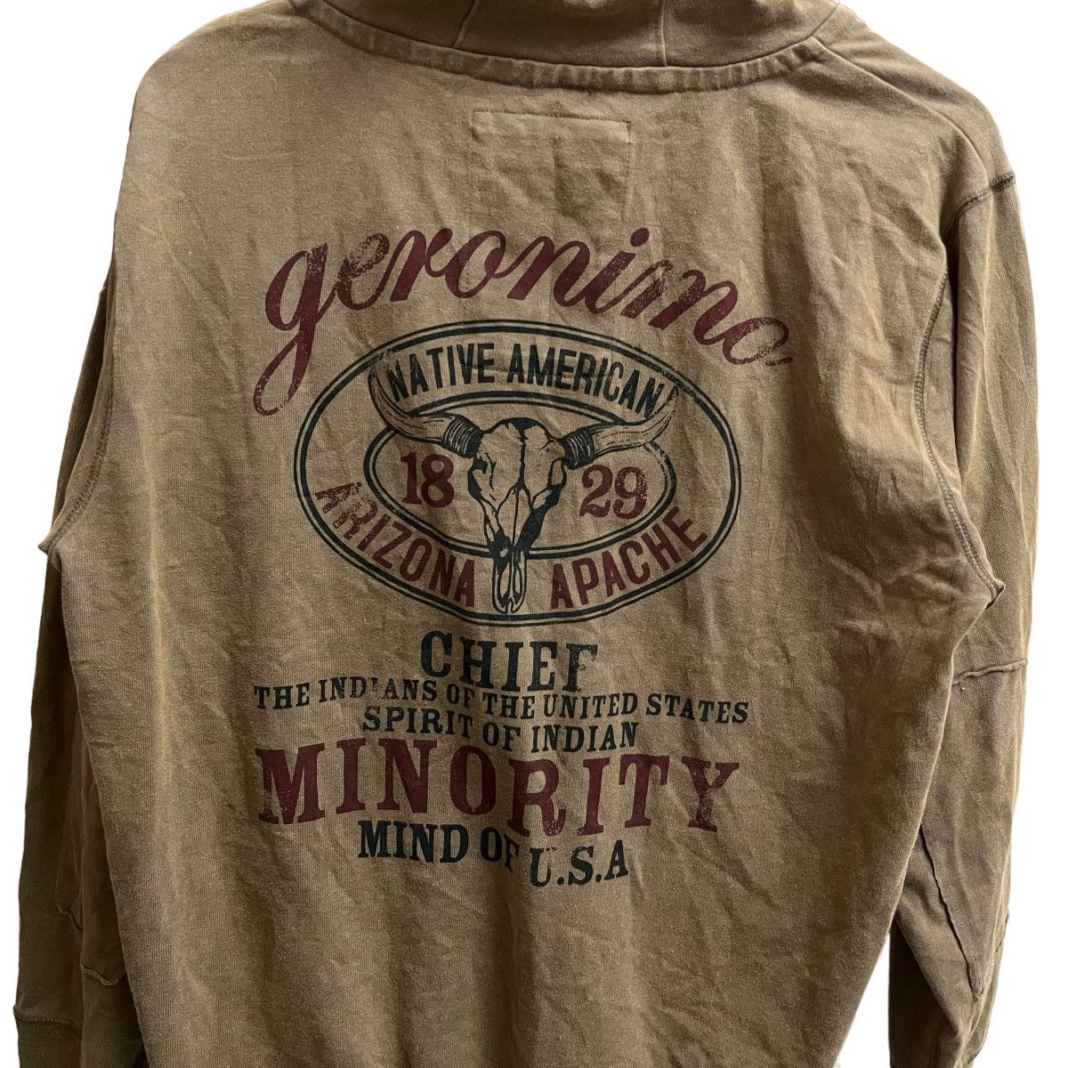 Japanese Brand 💥GERONIMO ARIZONA TRIBES AZTEC NATIVE Size US L / EU 52-54 / 3 - 8 Thumbnail