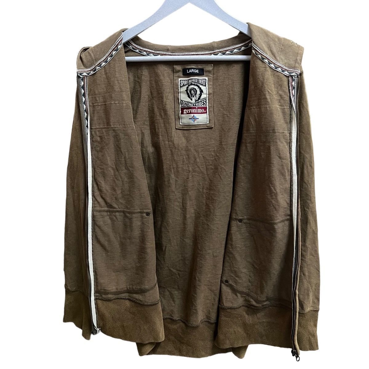 Japanese Brand 💥GERONIMO ARIZONA TRIBES AZTEC NATIVE Size US L / EU 52-54 / 3 - 11 Thumbnail
