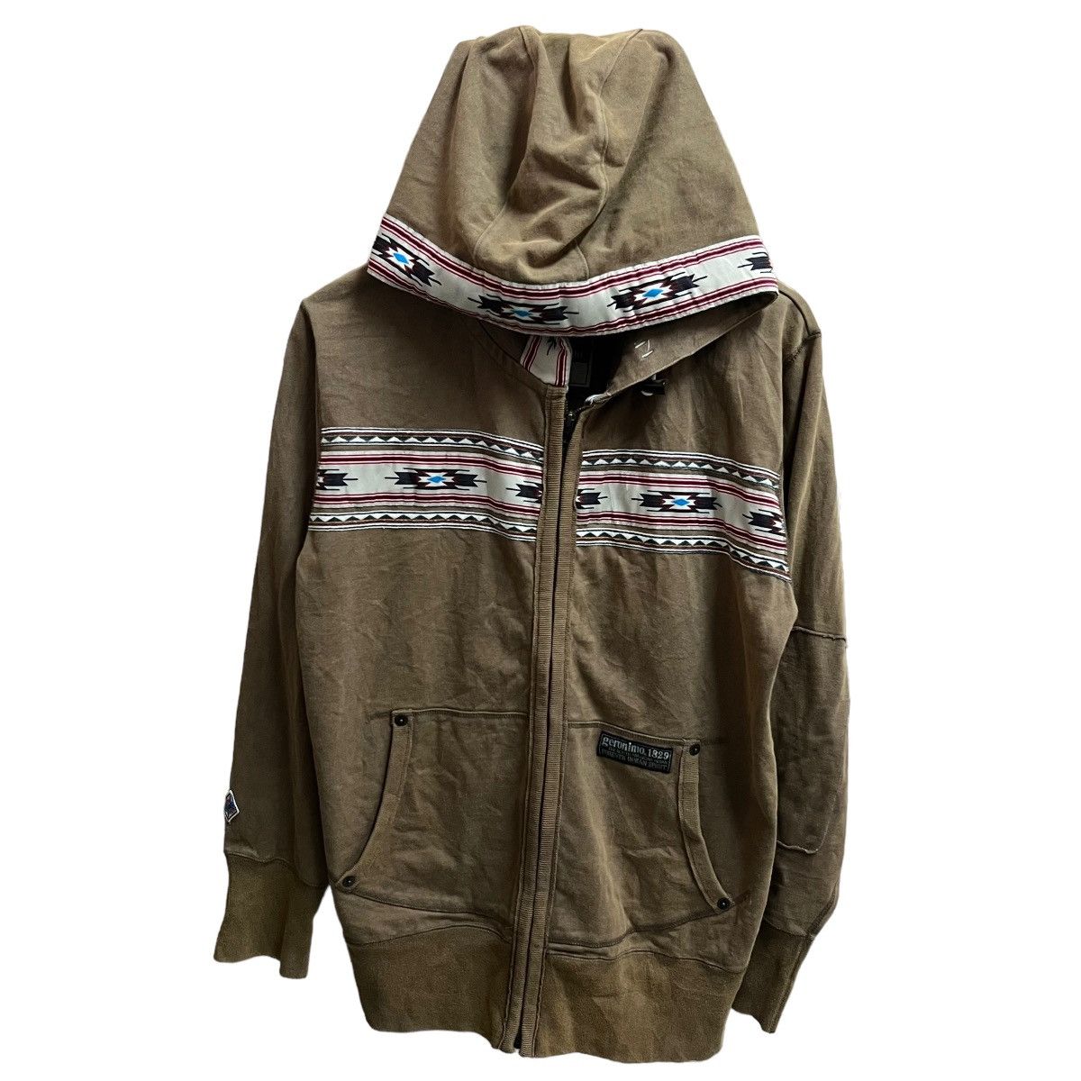 Japanese Brand 💥GERONIMO ARIZONA TRIBES AZTEC NATIVE Size US L / EU 52-54 / 3 - 1 Thumbnail