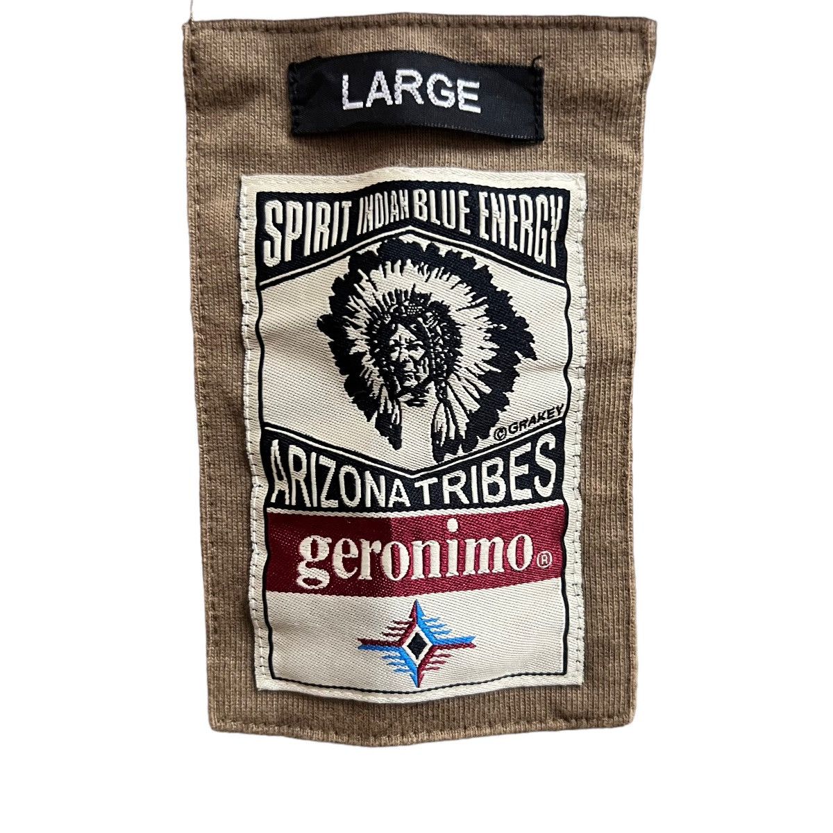 Japanese Brand 💥GERONIMO ARIZONA TRIBES AZTEC NATIVE Size US L / EU 52-54 / 3 - 12 Thumbnail