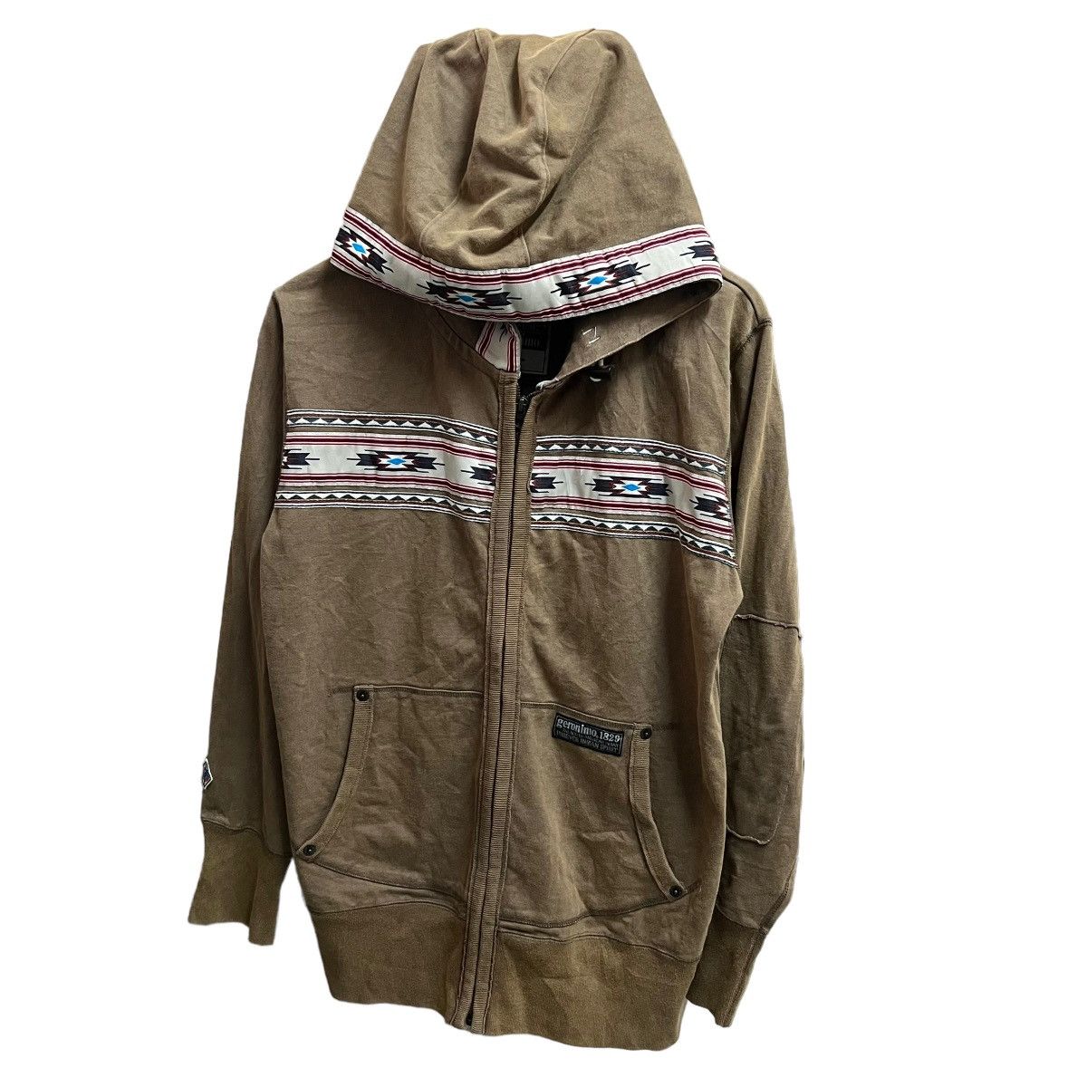Japanese Brand 💥GERONIMO ARIZONA TRIBES AZTEC NATIVE Size US L / EU 52-54 / 3 - 2 Thumbnail