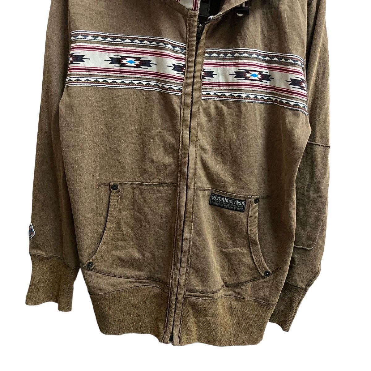 Japanese Brand 💥GERONIMO ARIZONA TRIBES AZTEC NATIVE Size US L / EU 52-54 / 3 - 5 Thumbnail
