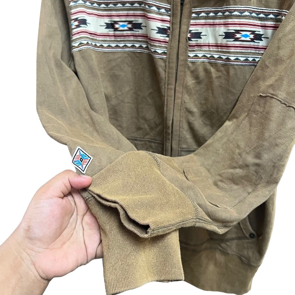 Japanese Brand 💥GERONIMO ARIZONA TRIBES AZTEC NATIVE Size US L / EU 52-54 / 3 - 10 Thumbnail
