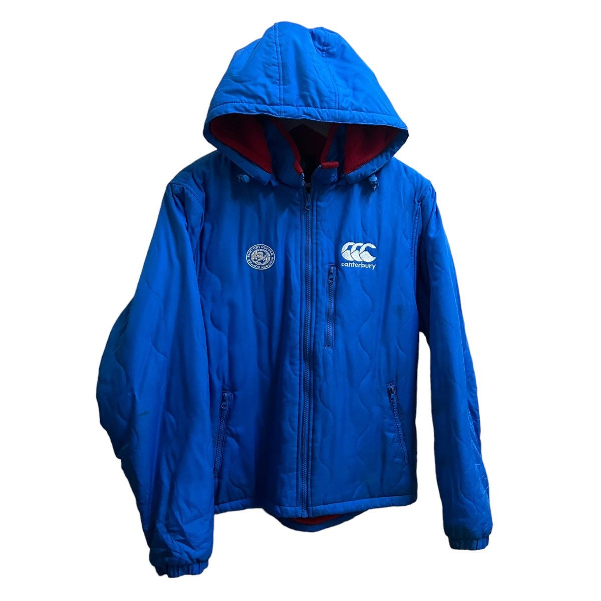 Japanese Brand CANTERBURY QUILTED PUFFER HOODIES JACKET Size US S / EU 44-46 / 1 - 2 Thumbnail