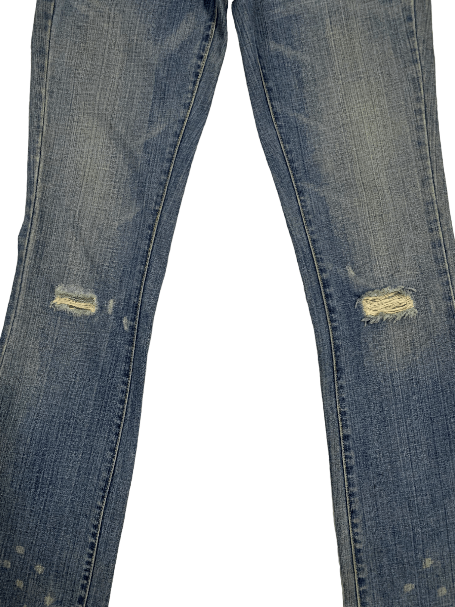Guess Vintage Guess Painted Splatter Bootcut Distressed Jeans Size 30" / US 8 / IT 44 - 11 Thumbnail