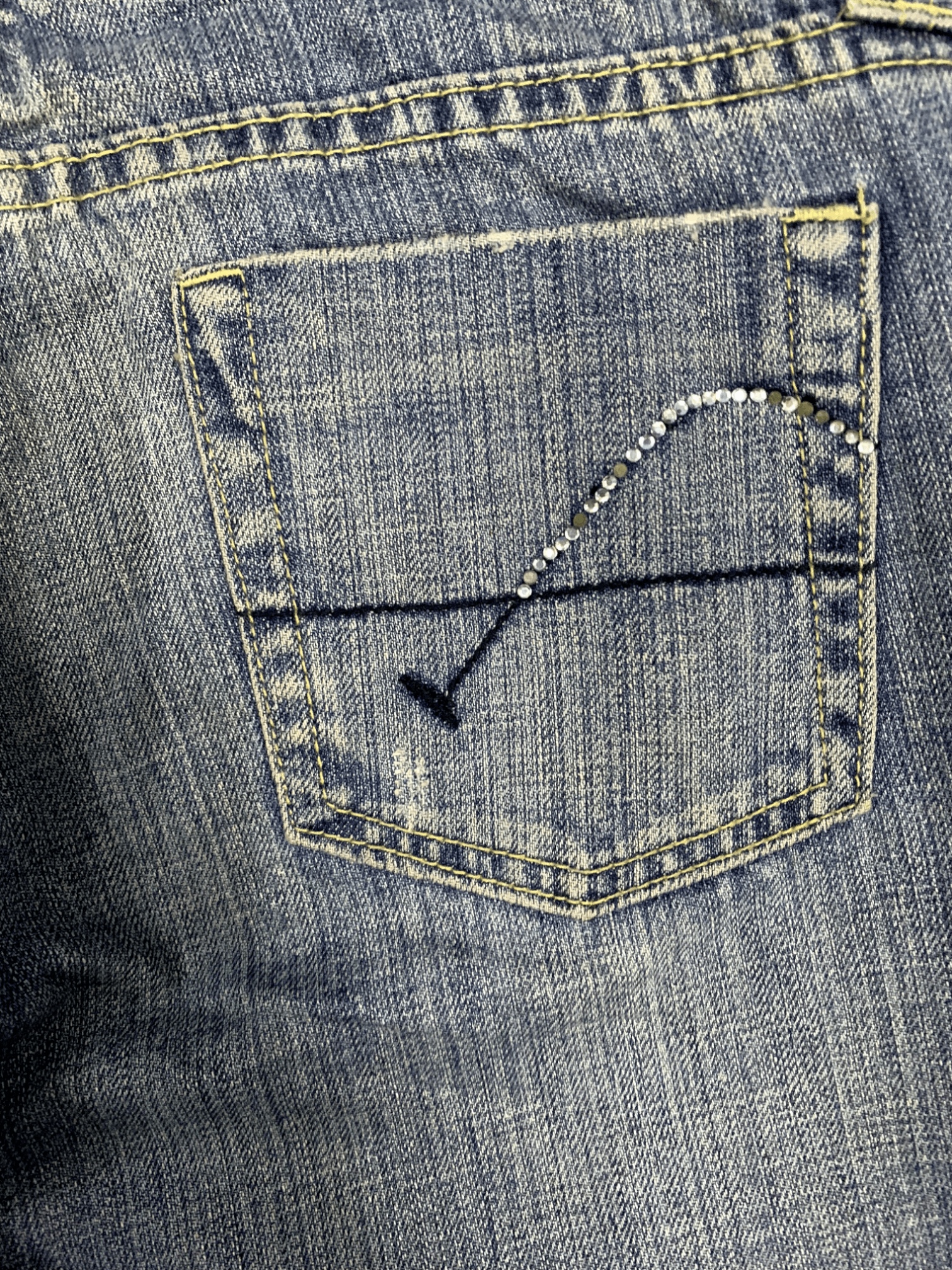 Guess Vintage Guess Painted Splatter Bootcut Distressed Jeans Size 30" / US 8 / IT 44 - 14 Thumbnail