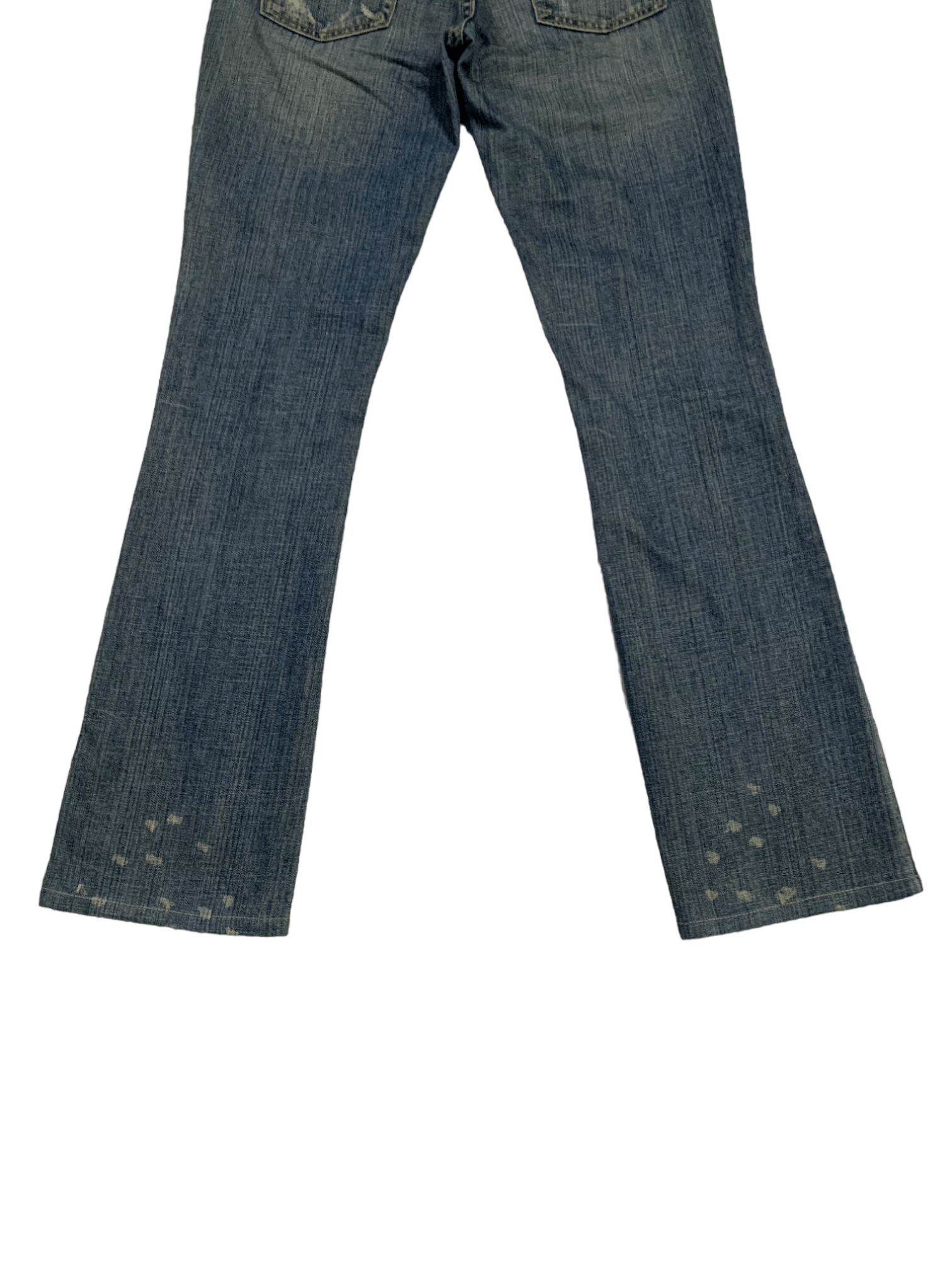 Guess Vintage Guess Painted Splatter Bootcut Distressed Jeans Size 30" / US 8 / IT 44 - 16 Thumbnail
