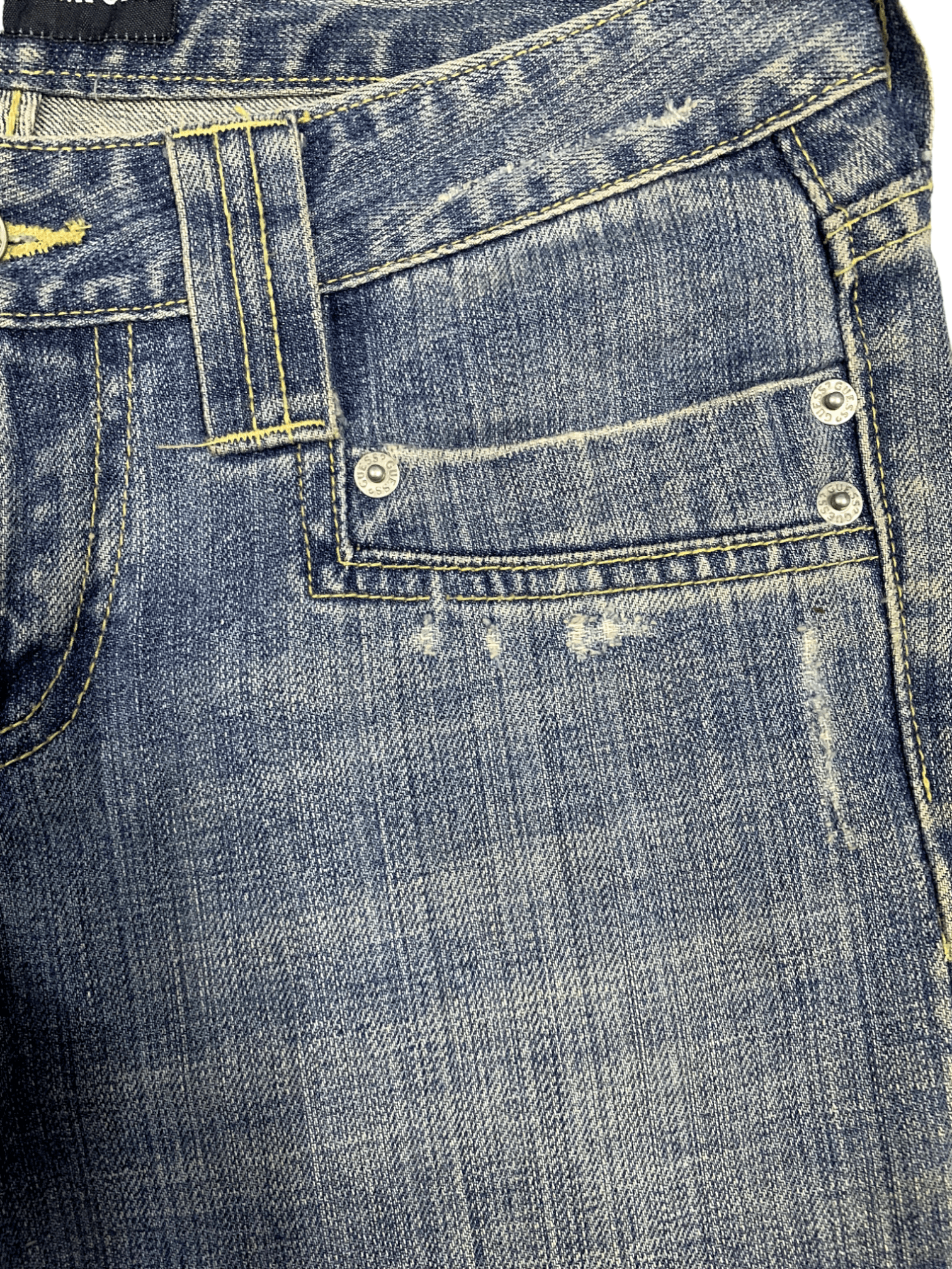 Guess Vintage Guess Painted Splatter Bootcut Distressed Jeans Size 30" / US 8 / IT 44 - 10 Thumbnail