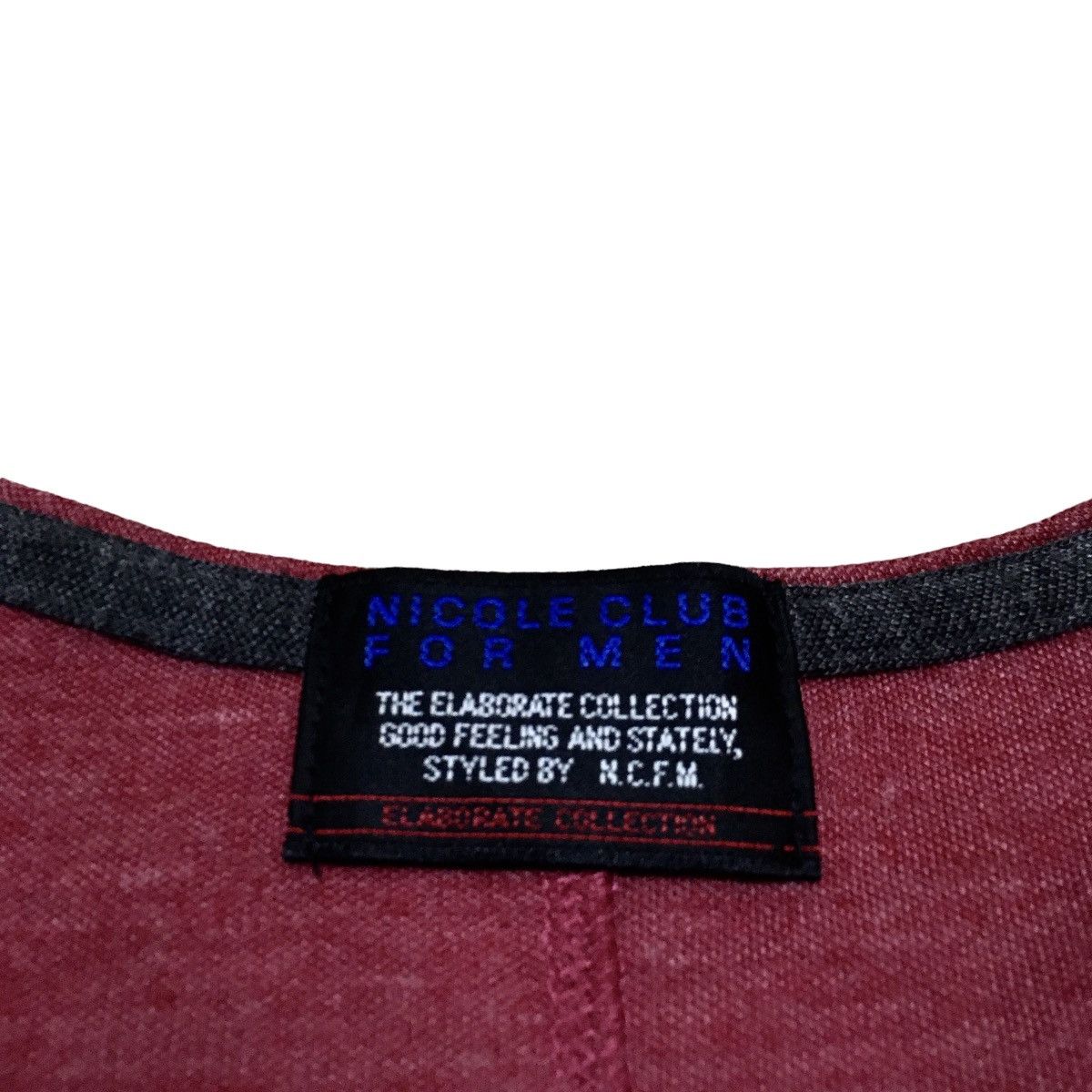 Japanese Brand × Vintage Rare Design Vintage Brand Nicole Club For Men Vests 1990s Size US S / EU 44-46 / 1 - 6 Thumbnail