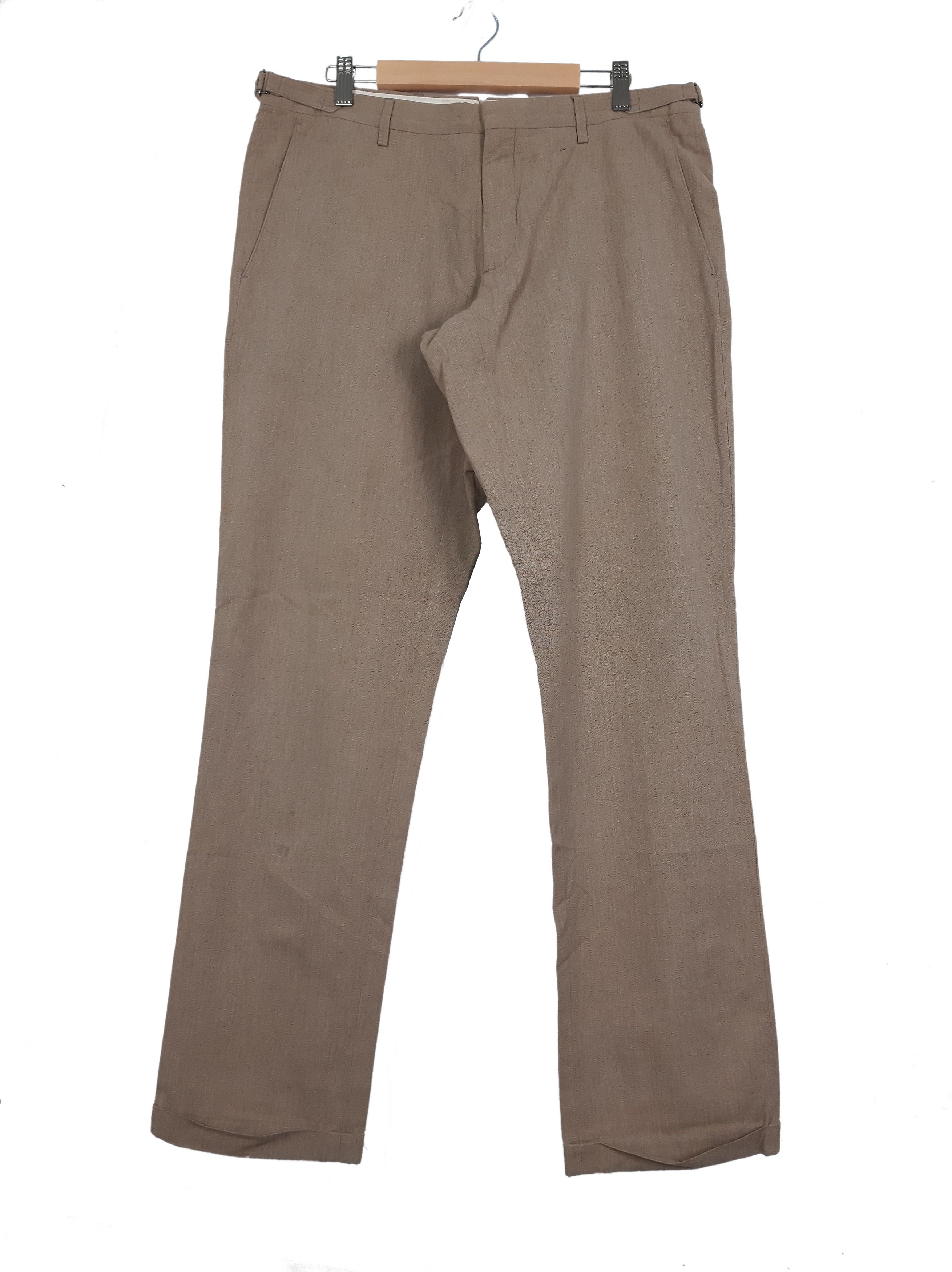 image of Burberry London Made In Portugal Soft Chino Pant in Old Khaki, Men's (Size 34)