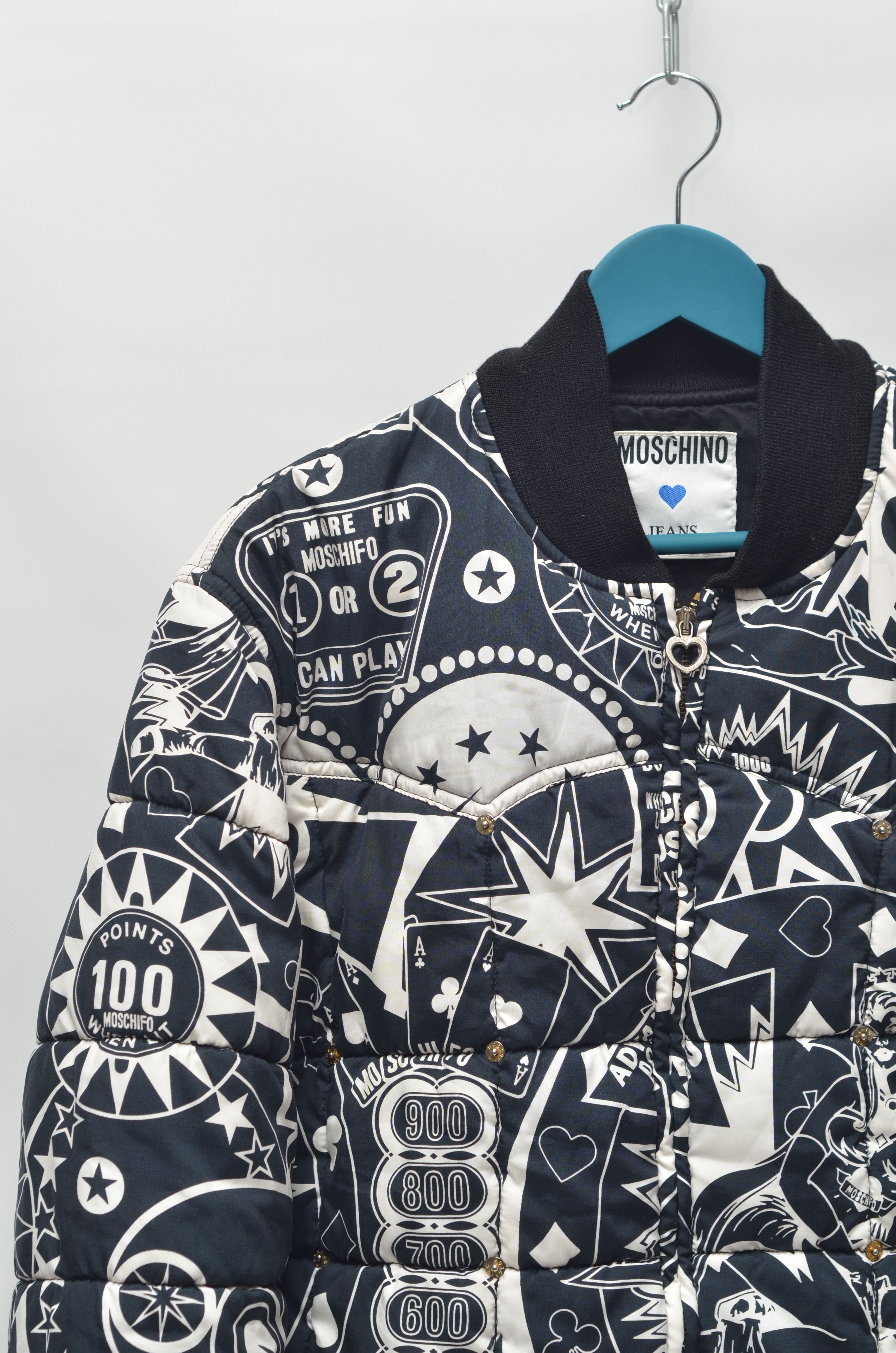 Moschino MOSCHINO Vintage Rare Pinball Bomber Jacket Made in Italy Size US M / EU 48-50 / 2 - 2 Preview