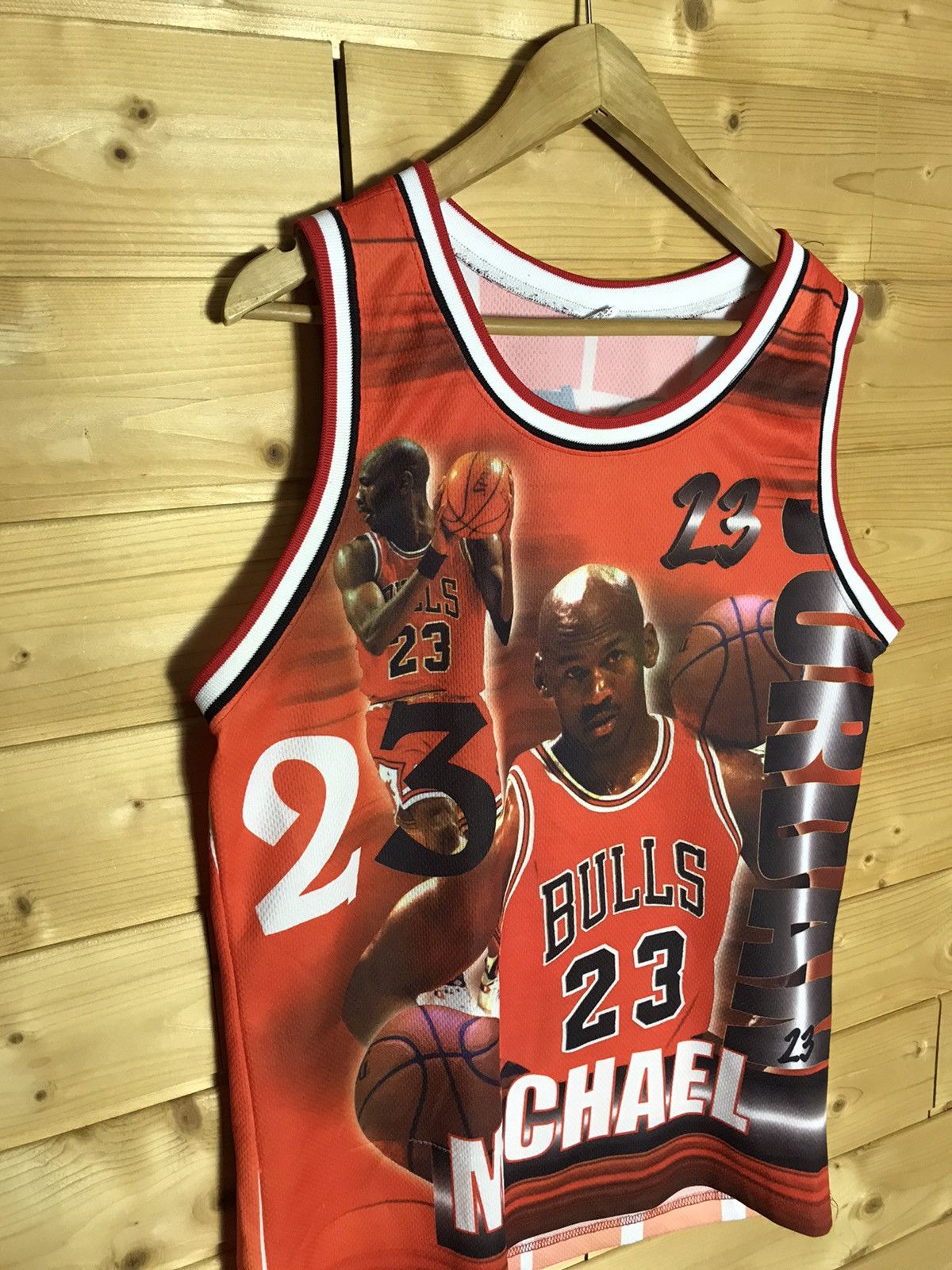 Jordan Brand Vintage Jordan over print shirt Size US M / EU 48-50 / 2 - 3 Thumbnail